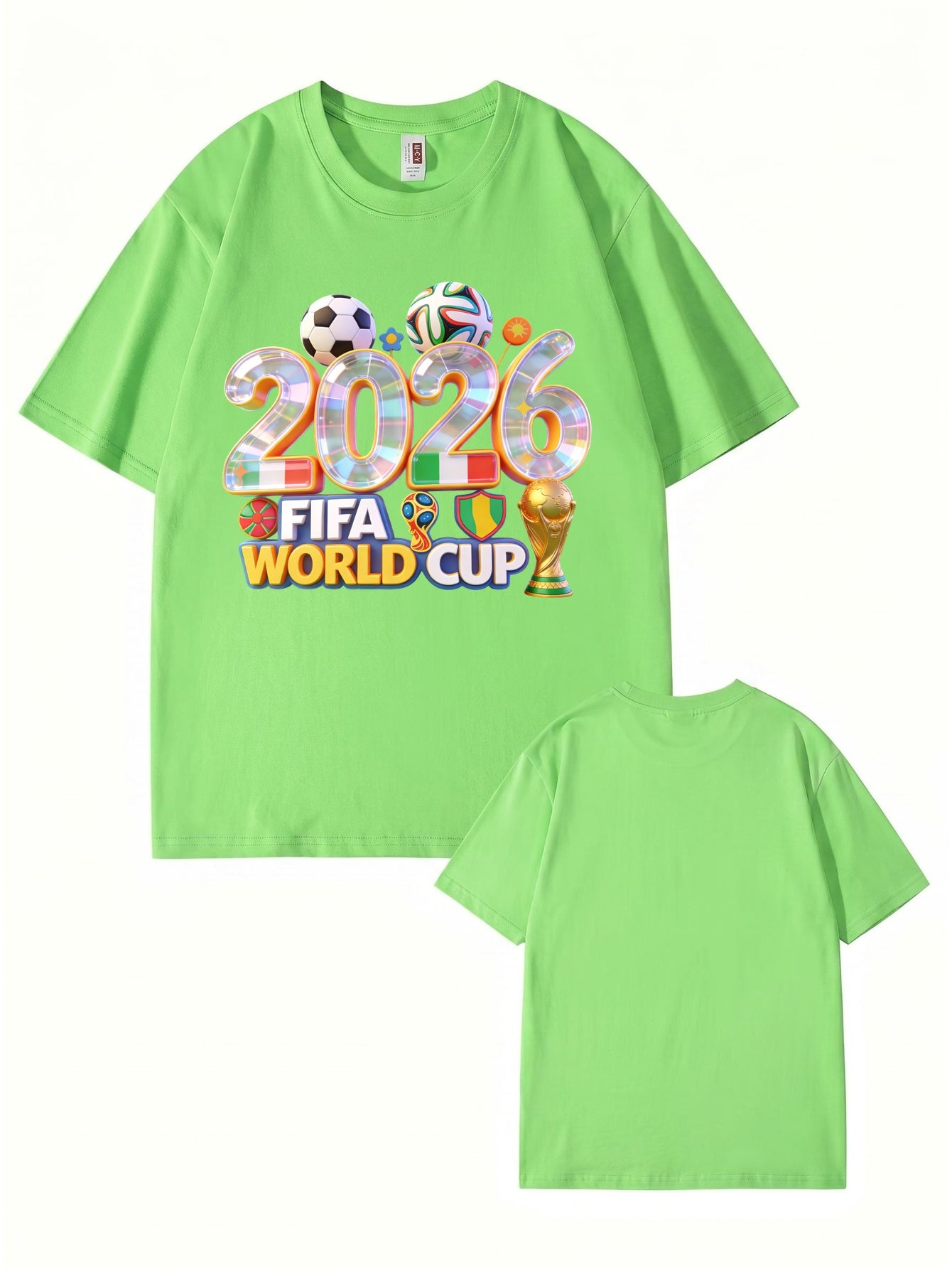 2026 FIFA World Cup Graphic T-Shirt - Premium 200GSM Cotton Tee