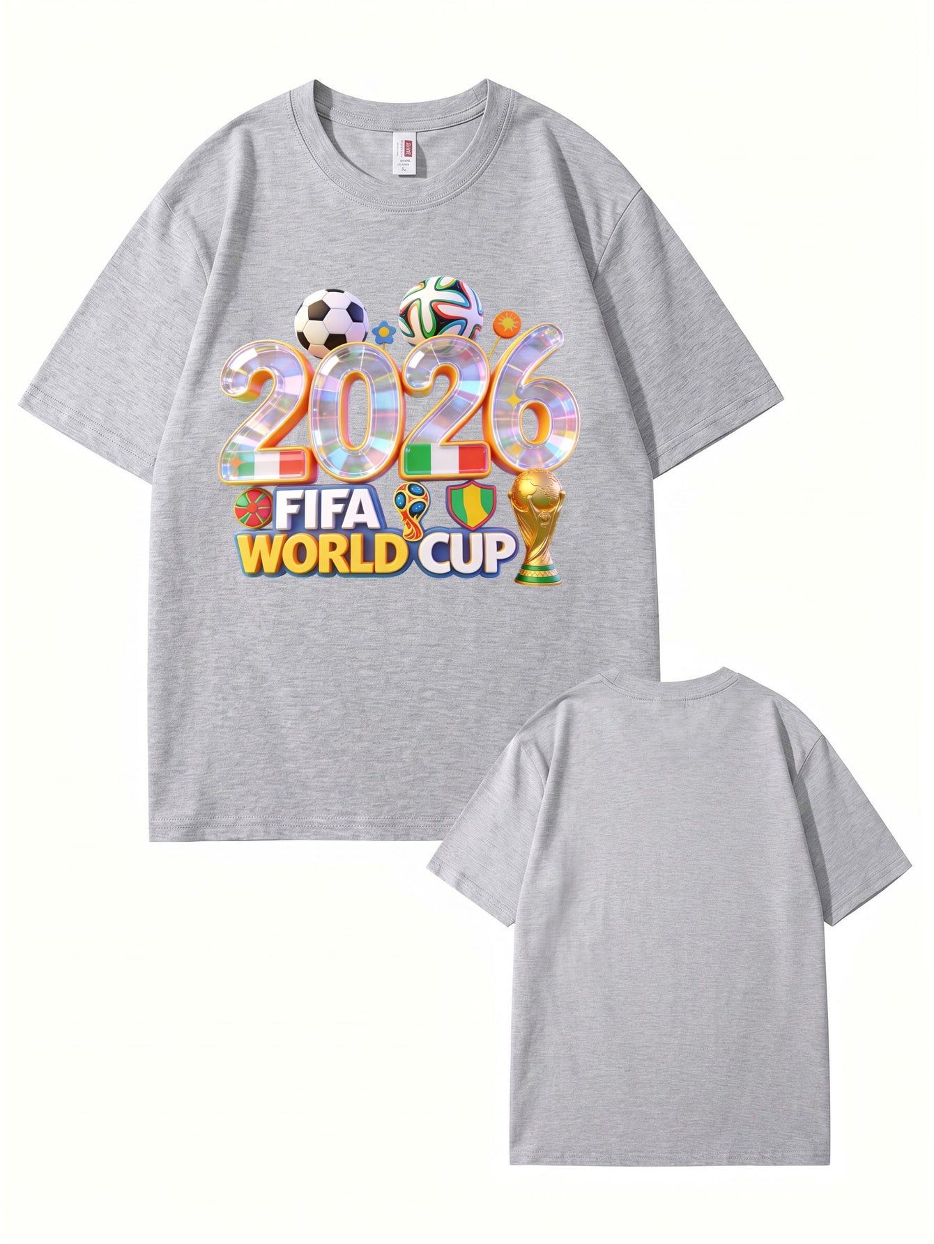 2026 FIFA World Cup Graphic T-Shirt - Premium 200GSM Cotton Tee