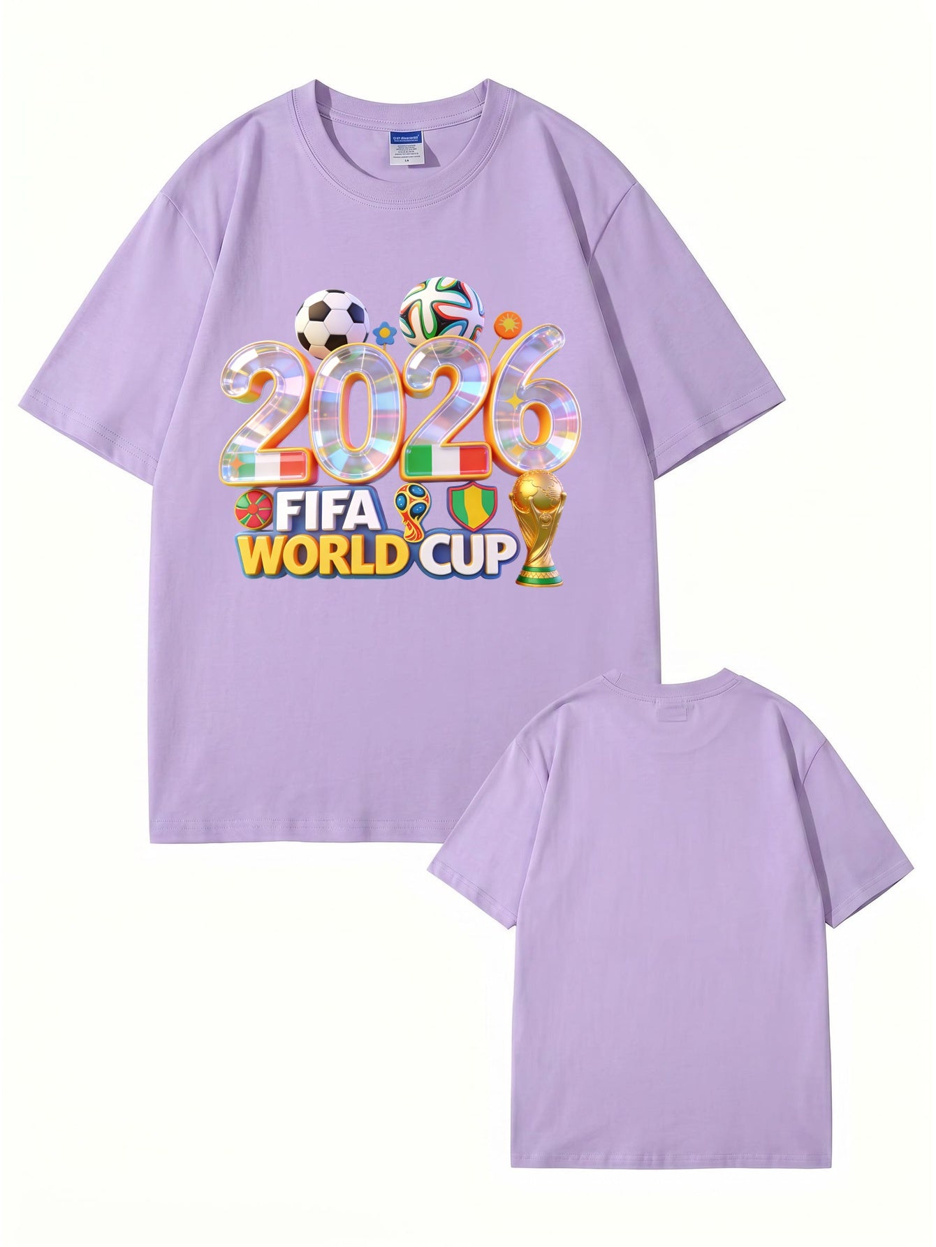 2026 FIFA World Cup Graphic T-Shirt - Premium 200GSM Cotton Tee