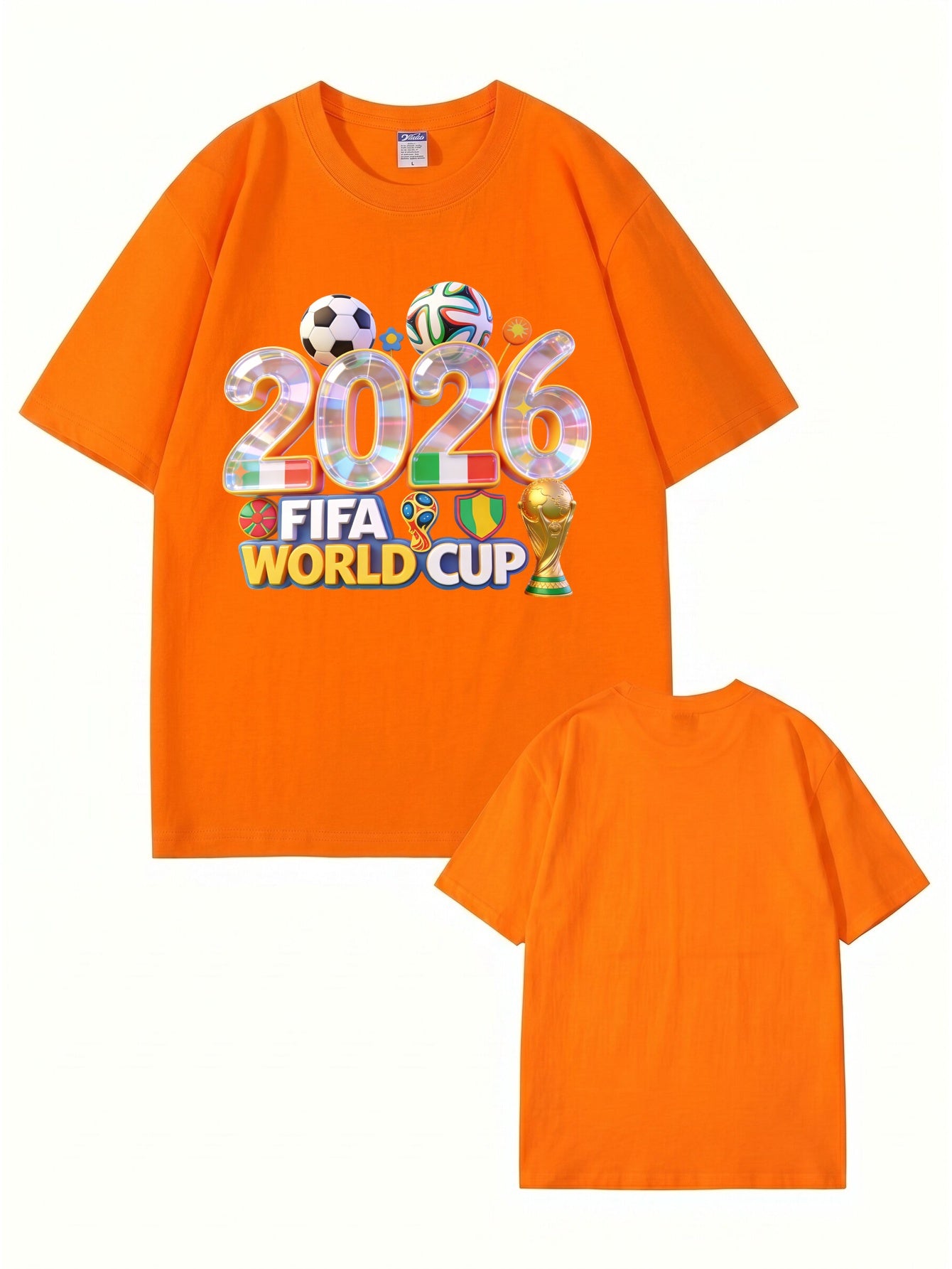 2026 FIFA World Cup Graphic T-Shirt - Premium 200GSM Cotton Tee