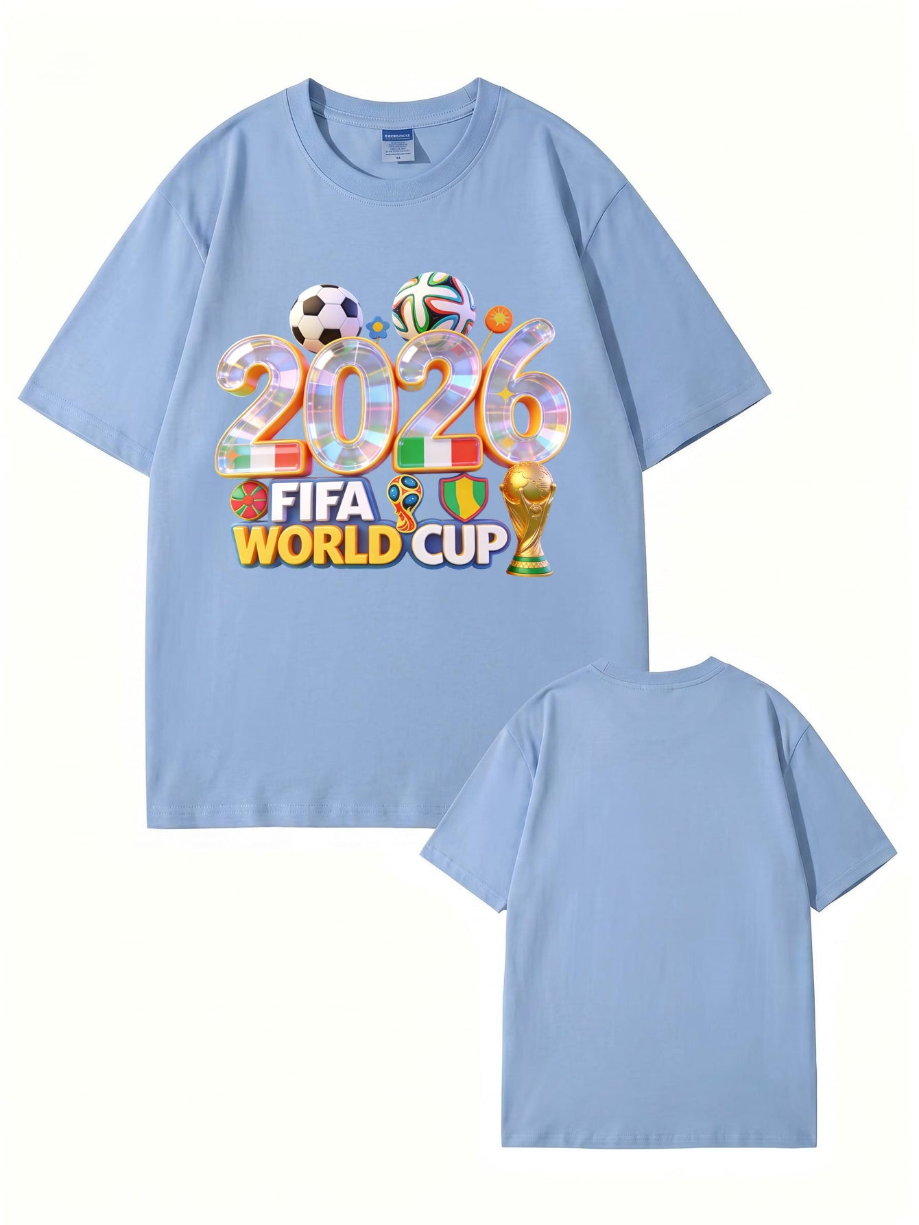 2026 FIFA World Cup Graphic T-Shirt - Premium 200GSM Cotton Tee