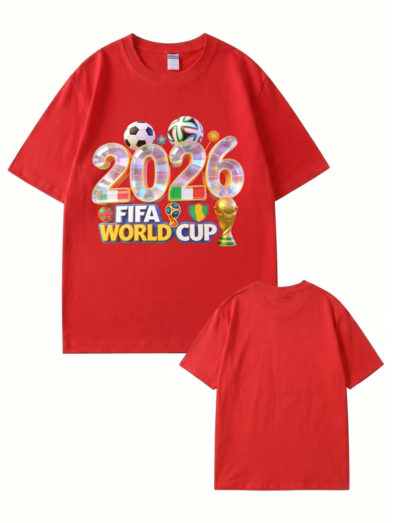 2026 FIFA World Cup Graphic T-Shirt - Premium 200GSM Cotton Tee