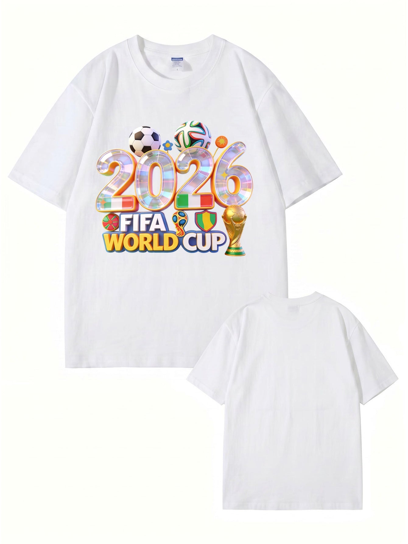 2026 FIFA World Cup Graphic T-Shirt - Premium 200GSM Cotton Tee
