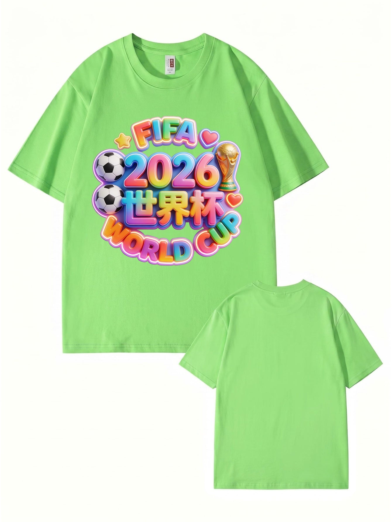 2026 FIFA World Cup Graphic T-Shirt - Vibrant 3D Soccer Fan Tee
