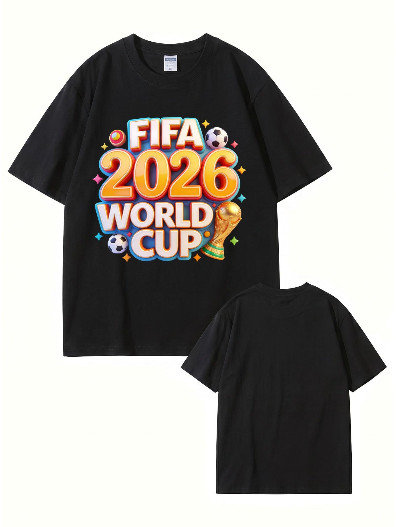 FIFA 2026 World Cup Graphic T-Shirt - Premium 200GSM Cotton Tee