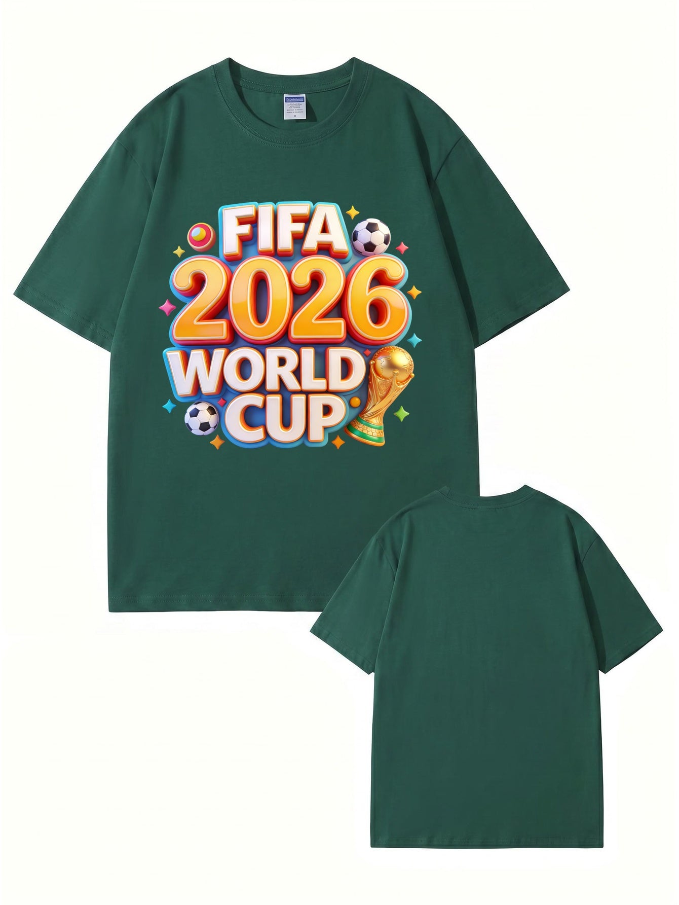 FIFA 2026 World Cup Graphic T-Shirt - Premium 200GSM Cotton Tee