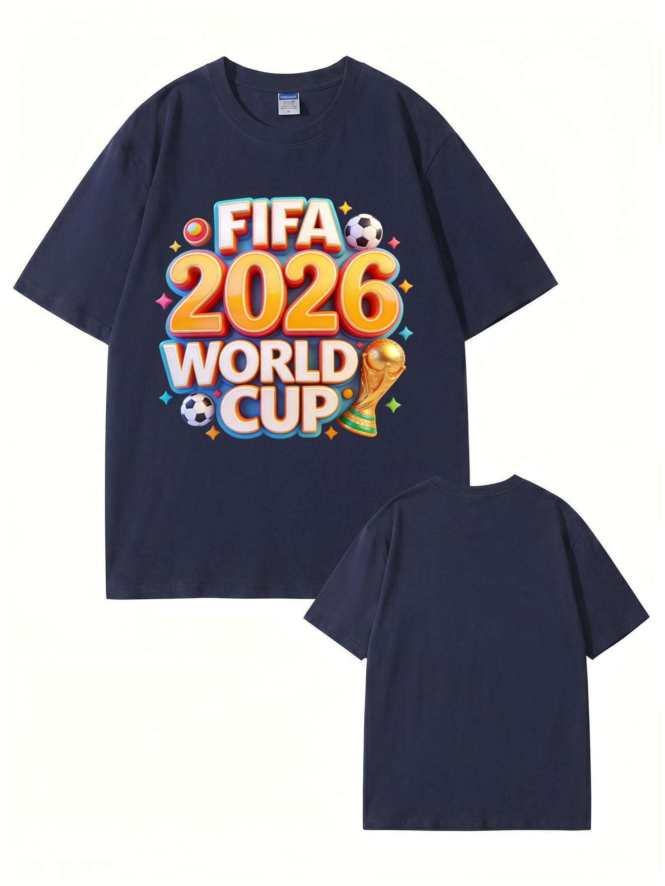 FIFA 2026 World Cup Graphic T-Shirt - Premium 200GSM Cotton Tee