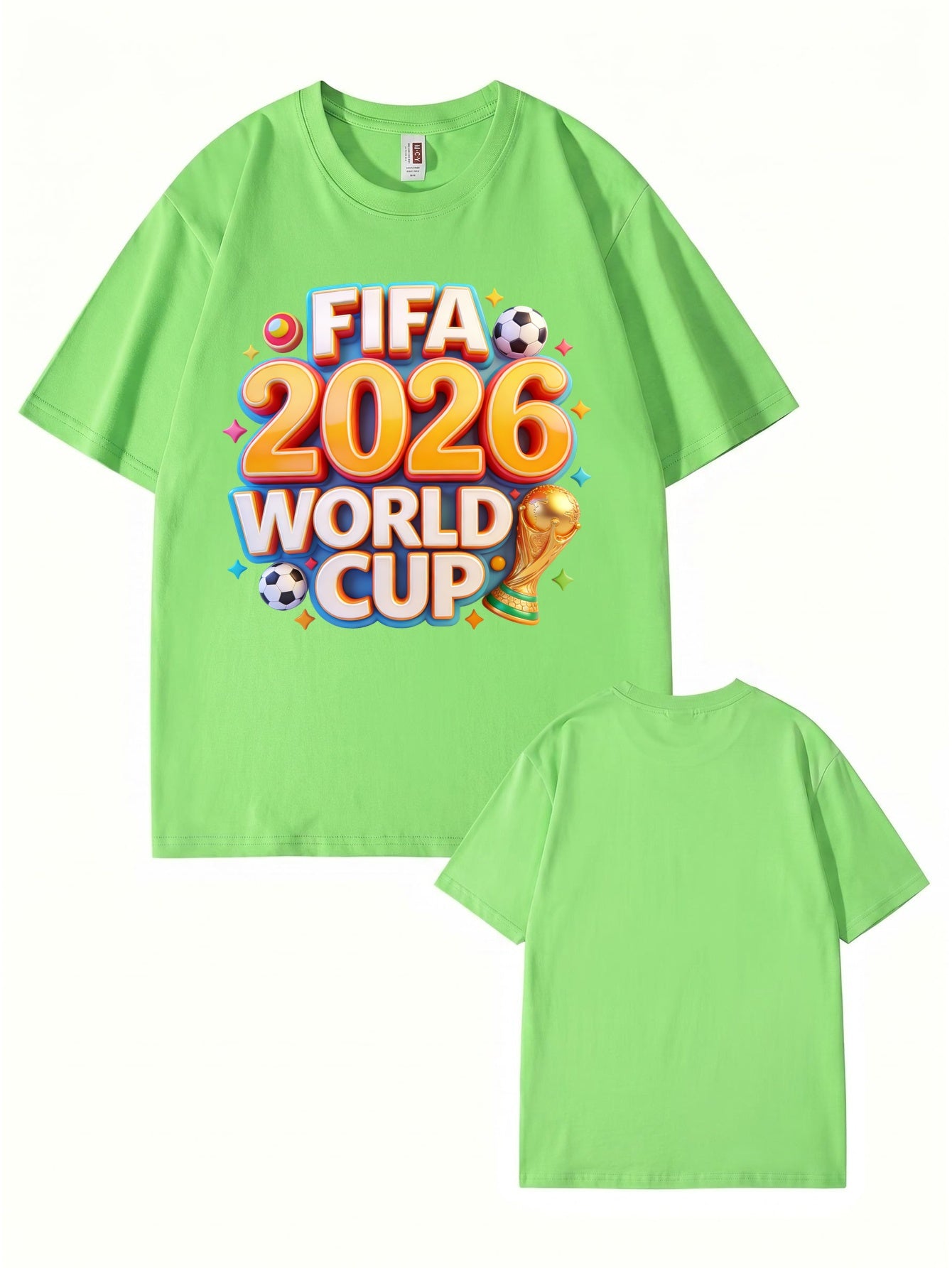 FIFA 2026 World Cup Graphic T-Shirt - Premium 200GSM Cotton Tee