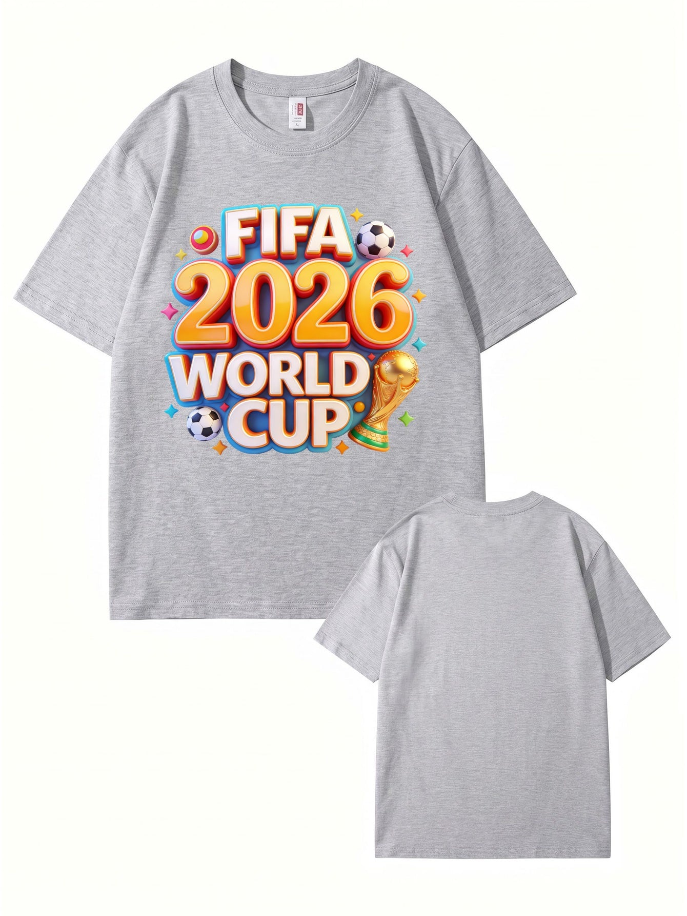 FIFA 2026 World Cup Graphic T-Shirt - Premium 200GSM Cotton Tee