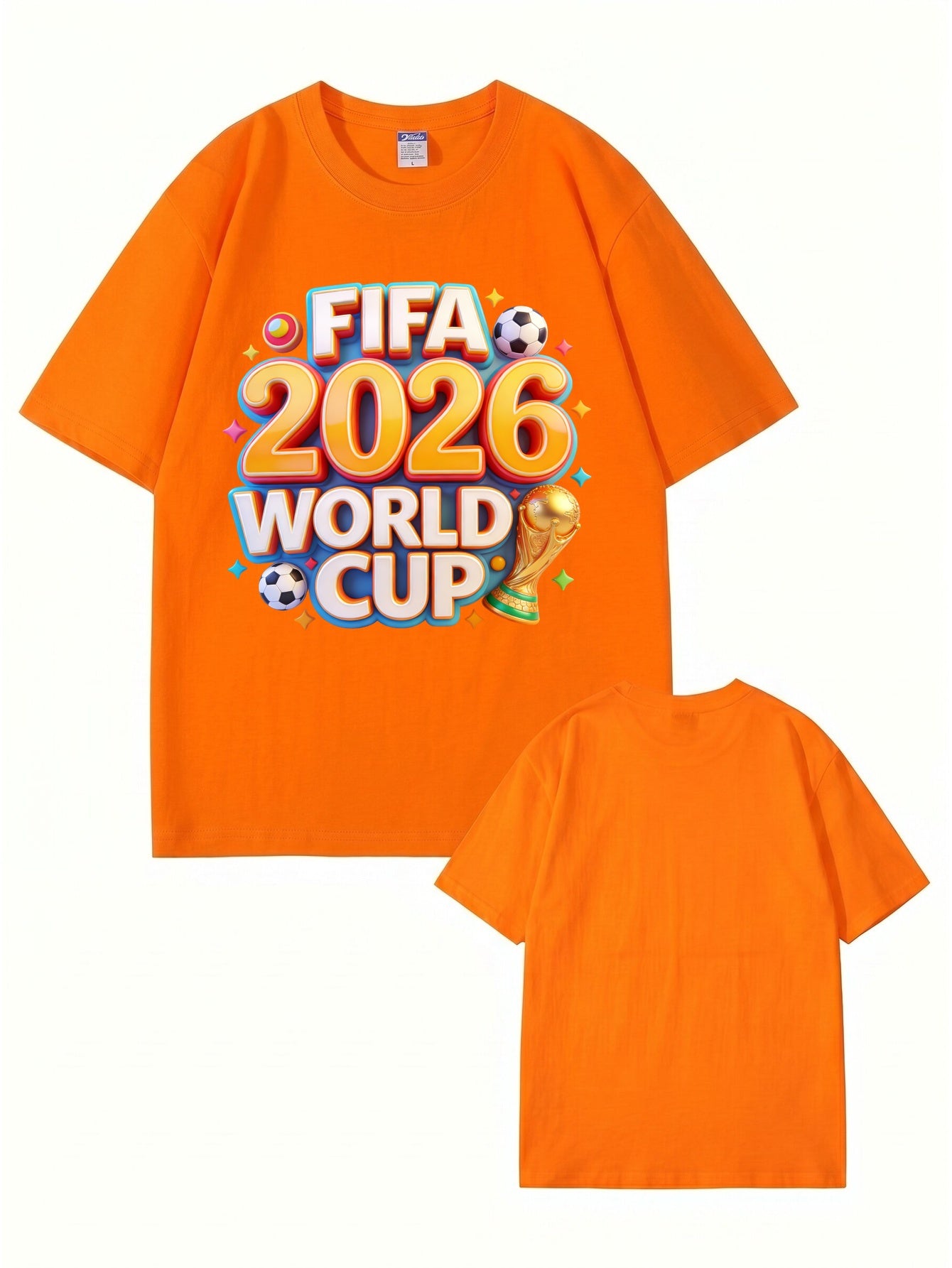 FIFA 2026 World Cup Graphic T-Shirt - Premium 200GSM Cotton Tee