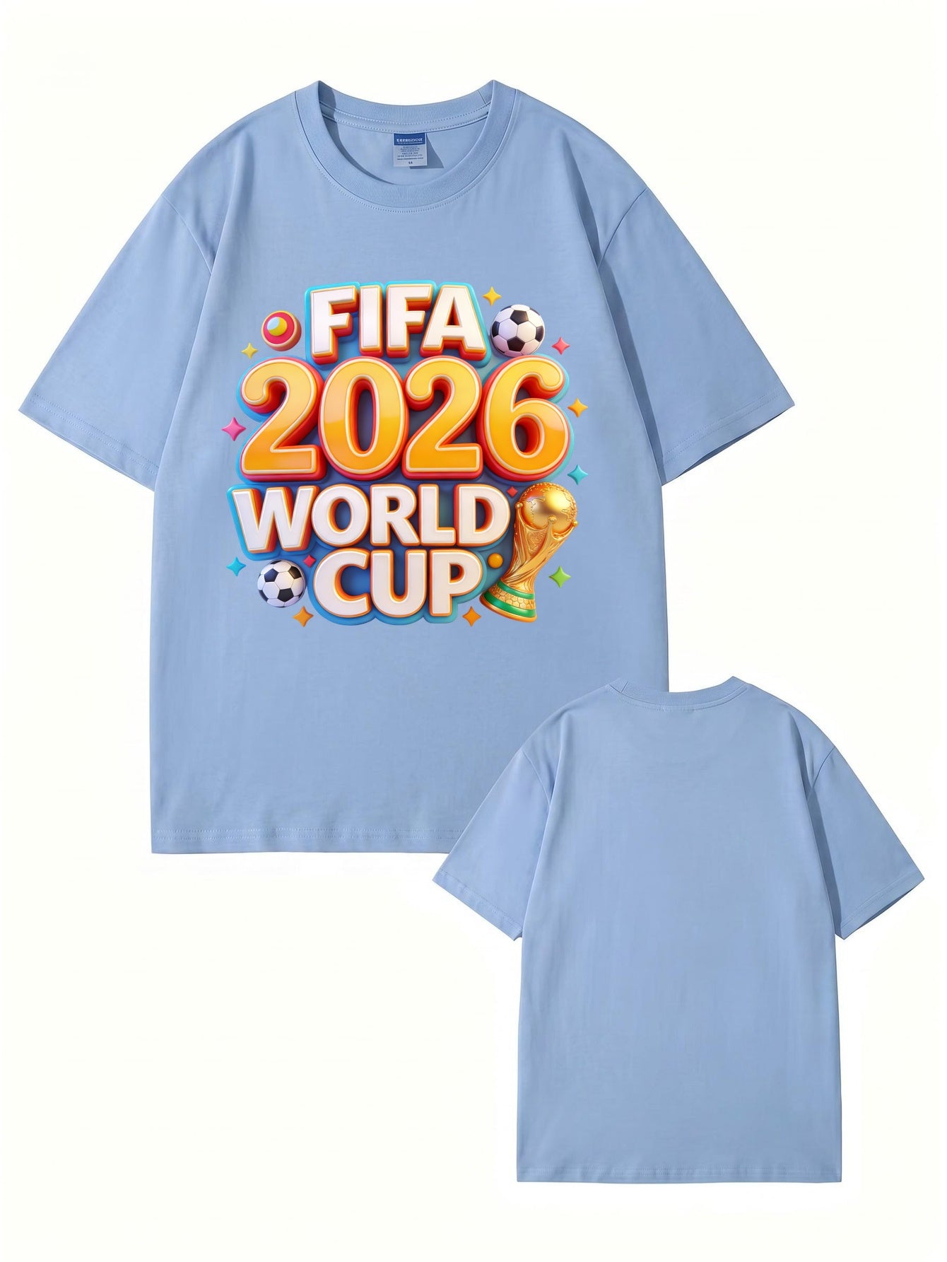 FIFA 2026 World Cup Graphic T-Shirt - Premium 200GSM Cotton Tee