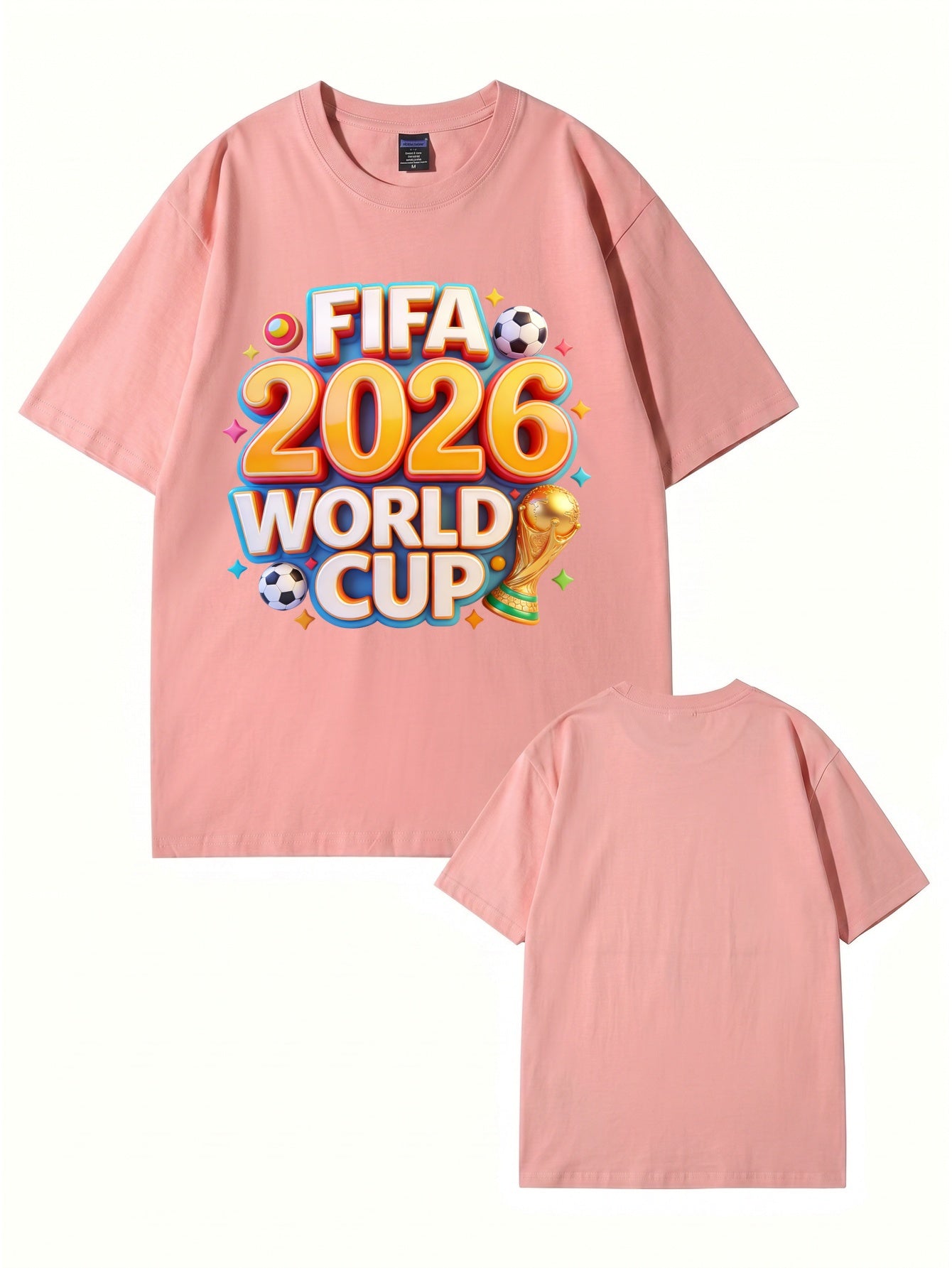 FIFA 2026 World Cup Graphic T-Shirt - Premium 200GSM Cotton Tee