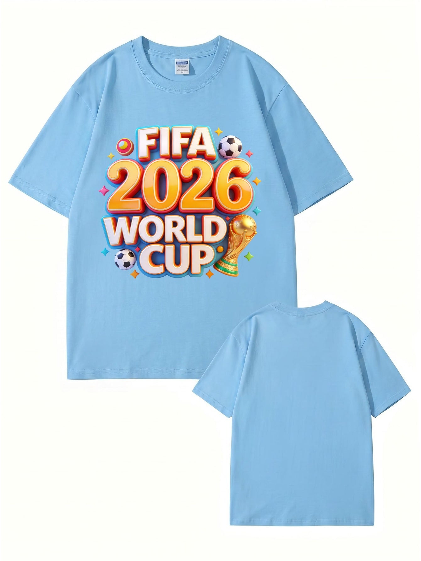 FIFA 2026 World Cup Graphic T-Shirt - Premium 200GSM Cotton Tee