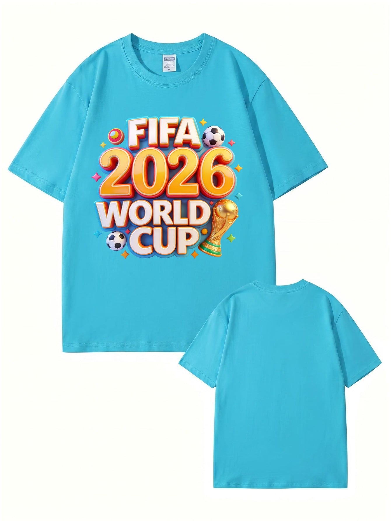 FIFA 2026 World Cup Graphic T-Shirt - Premium 200GSM Cotton Tee