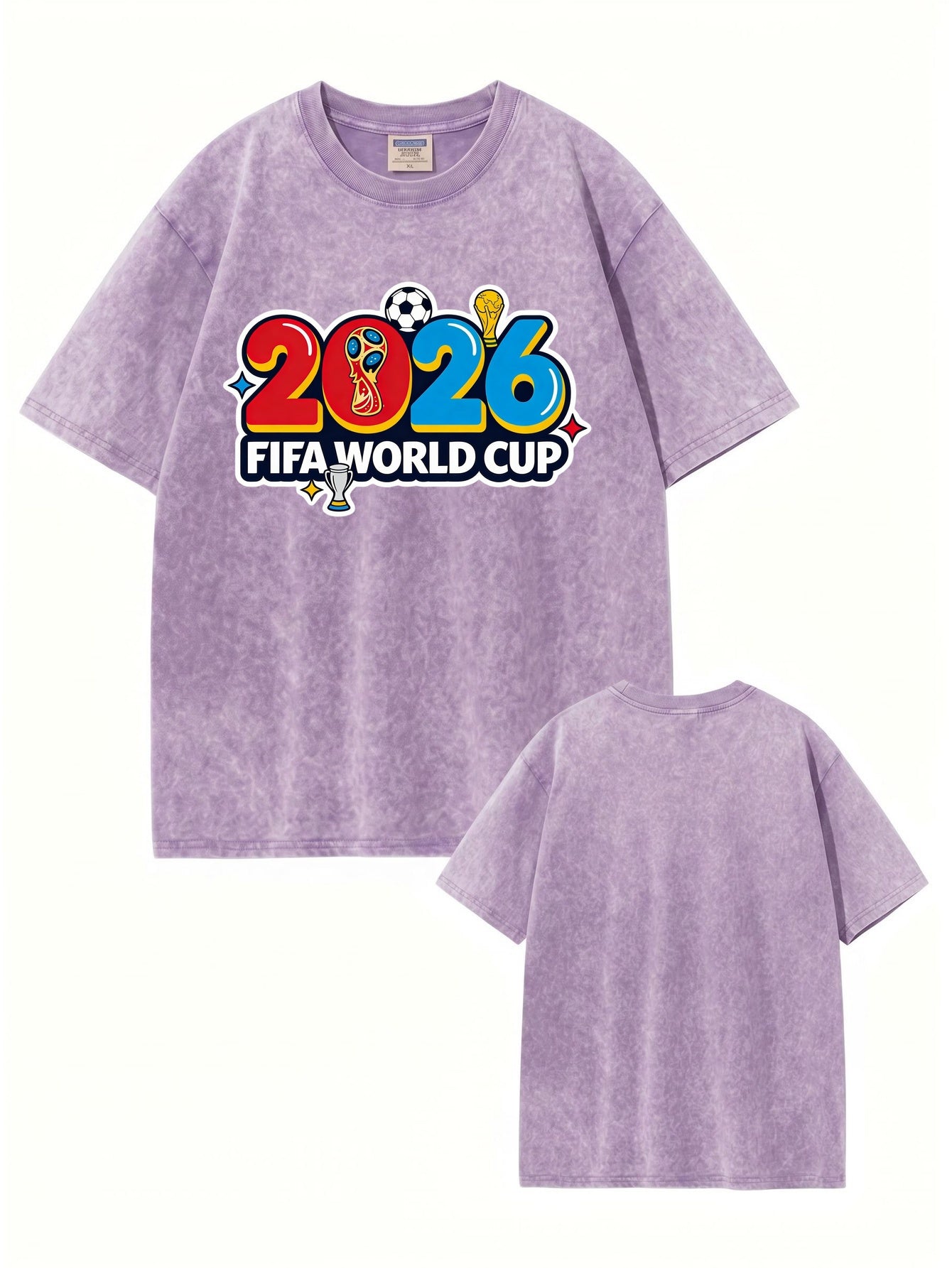 2026 FIFA World Cup Vintage Washed Graphic T-Shirt