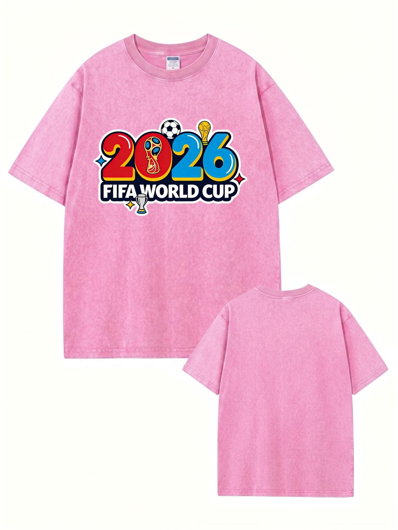 2026 FIFA World Cup Vintage Washed Graphic T-Shirt