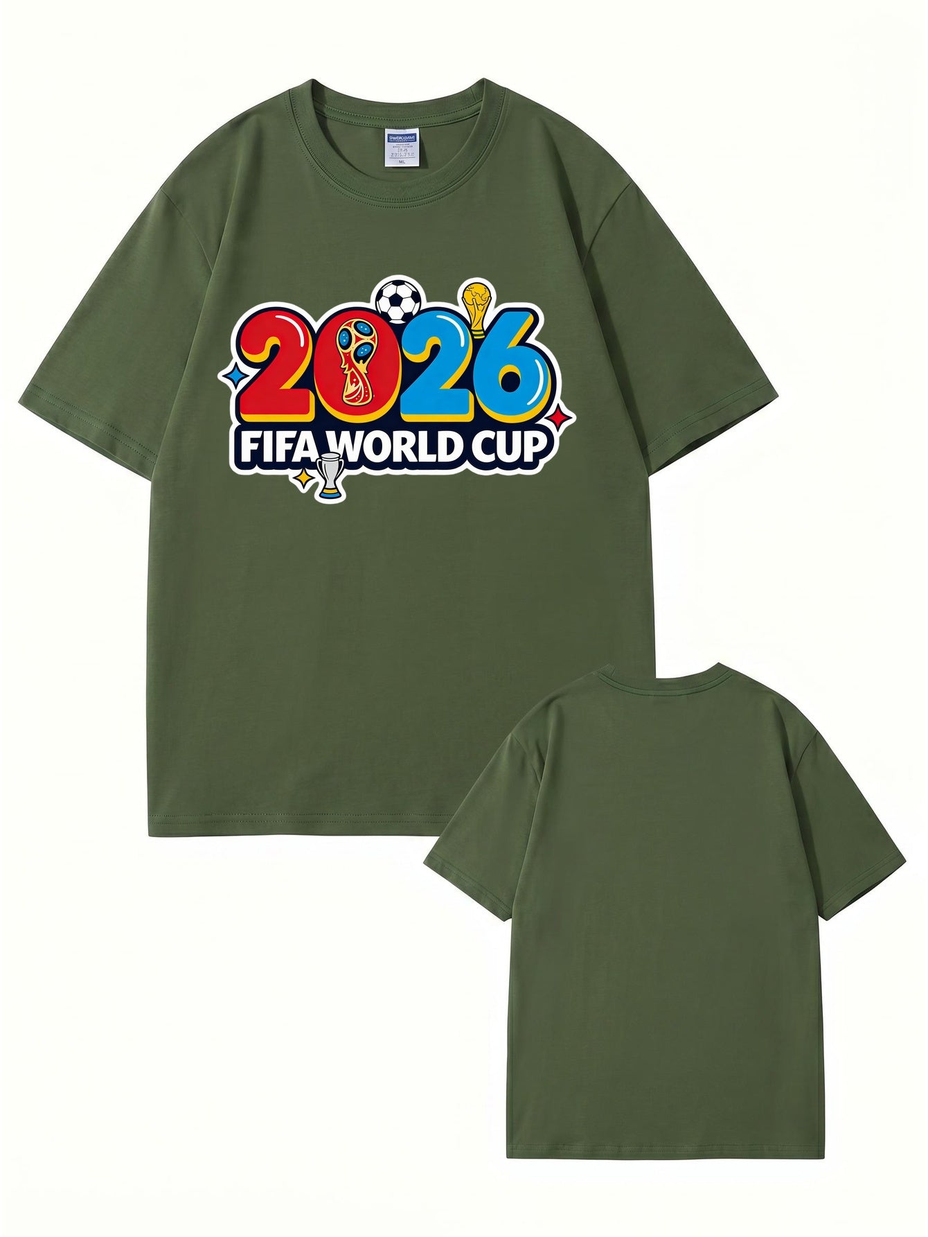 2026 FIFA World Cup Graphic T-Shirt - Premium 200gsm Cotton Tee