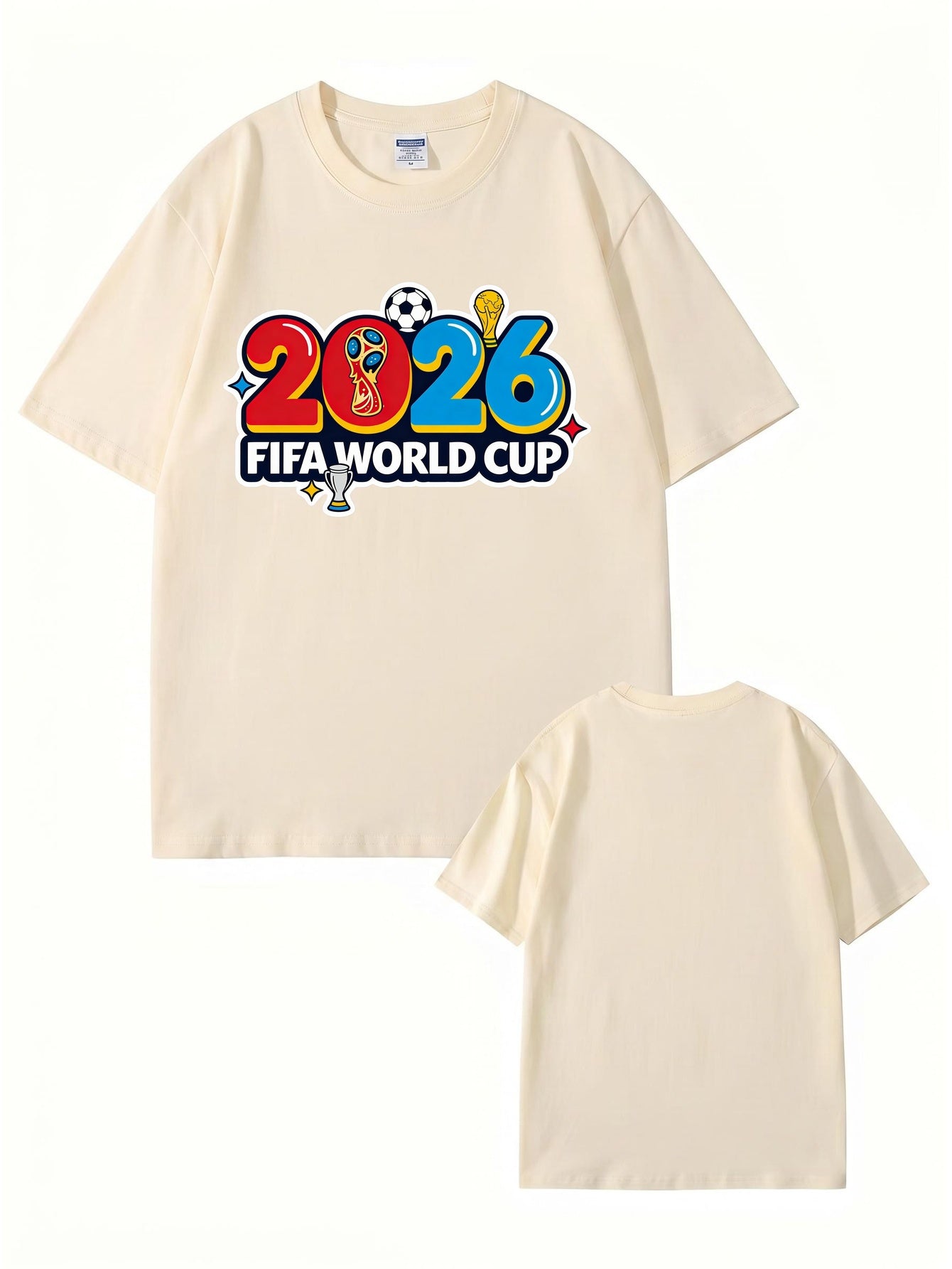 2026 FIFA World Cup Graphic T-Shirt - Premium 200gsm Cotton Tee