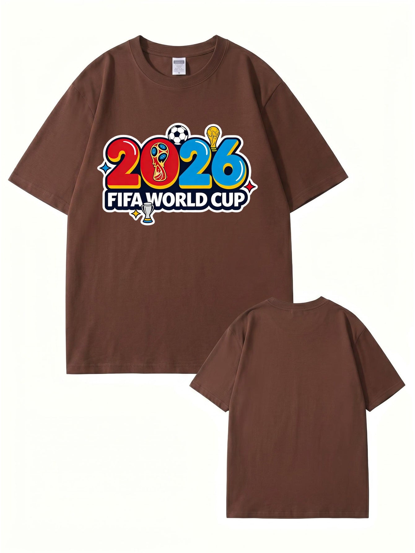 2026 FIFA World Cup Graphic T-Shirt - Premium 200gsm Cotton Tee