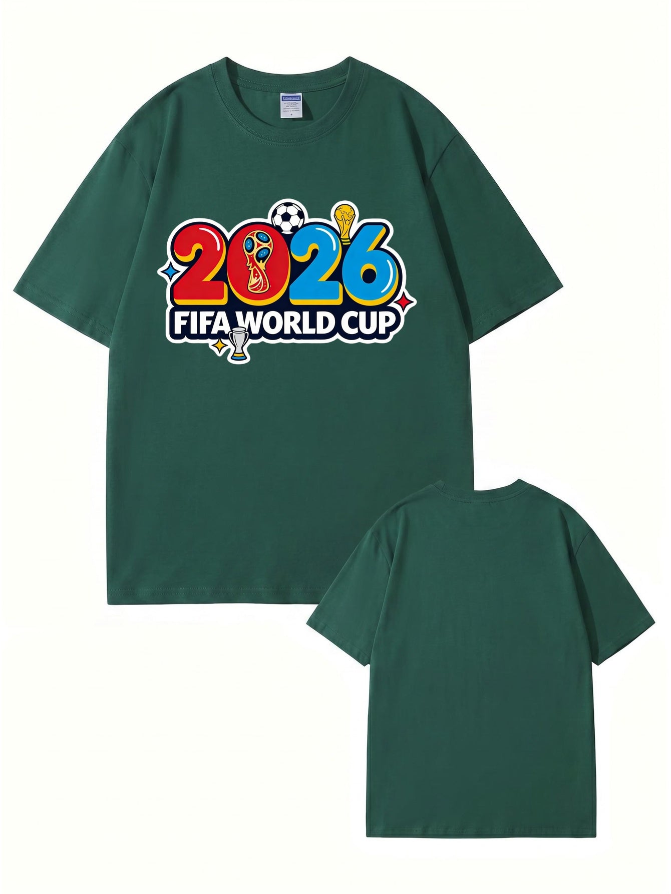 2026 FIFA World Cup Graphic T-Shirt - Premium 200gsm Cotton Tee