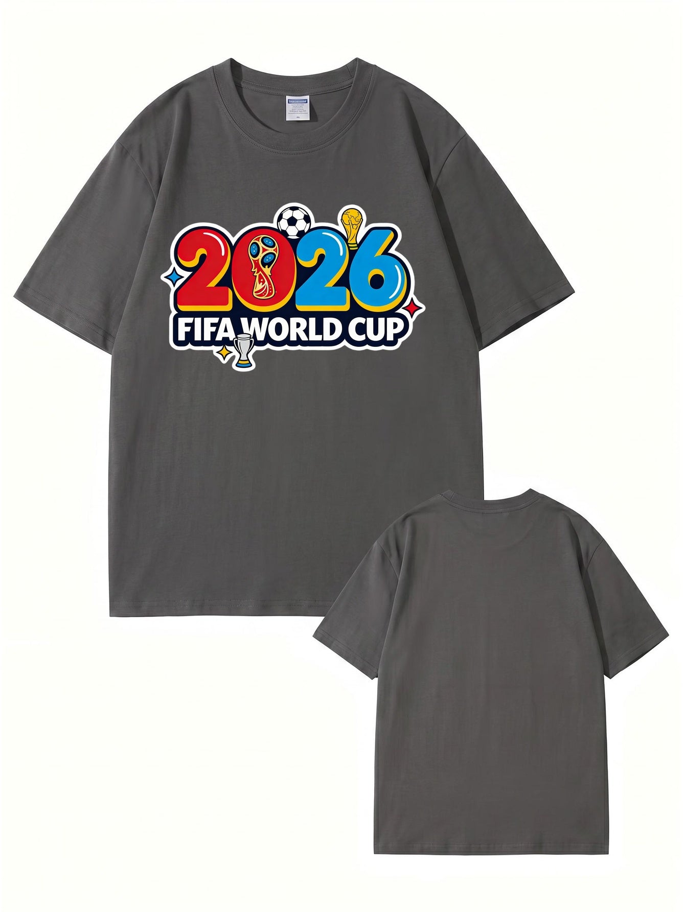 2026 FIFA World Cup Graphic T-Shirt - Premium 200gsm Cotton Tee