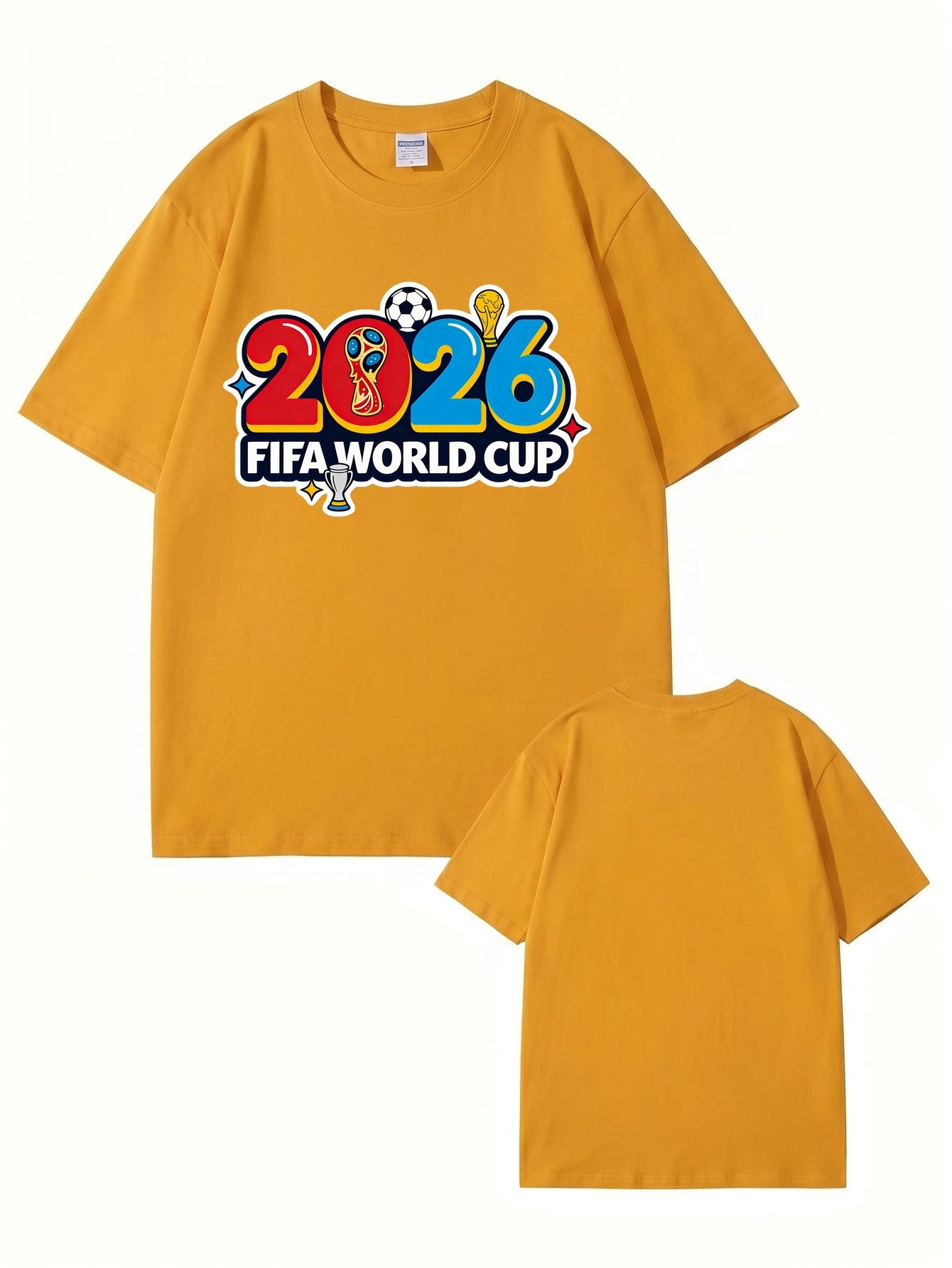 2026 FIFA World Cup Graphic T-Shirt - Premium 200gsm Cotton Tee