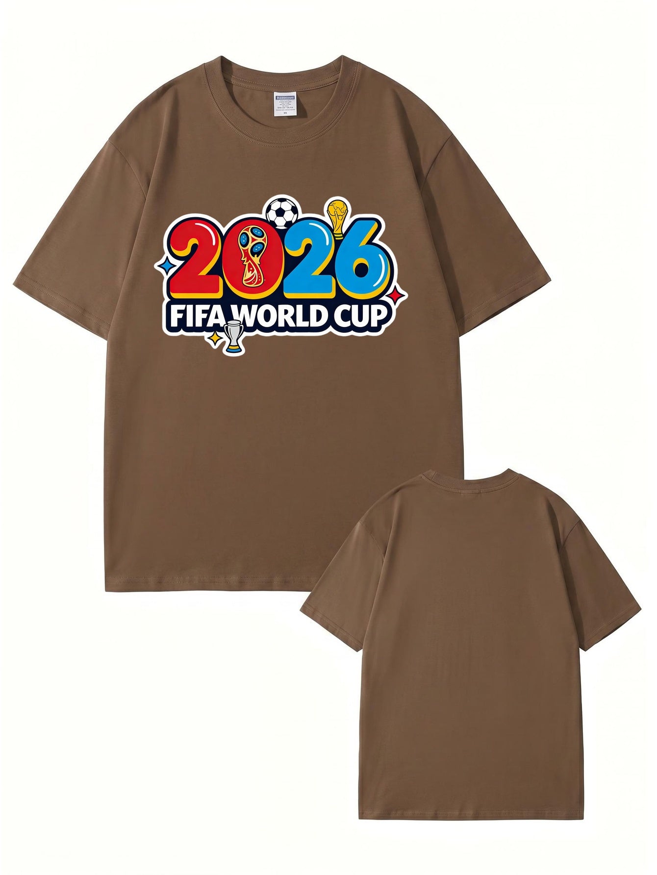 2026 FIFA World Cup Graphic T-Shirt - Premium 200gsm Cotton Tee