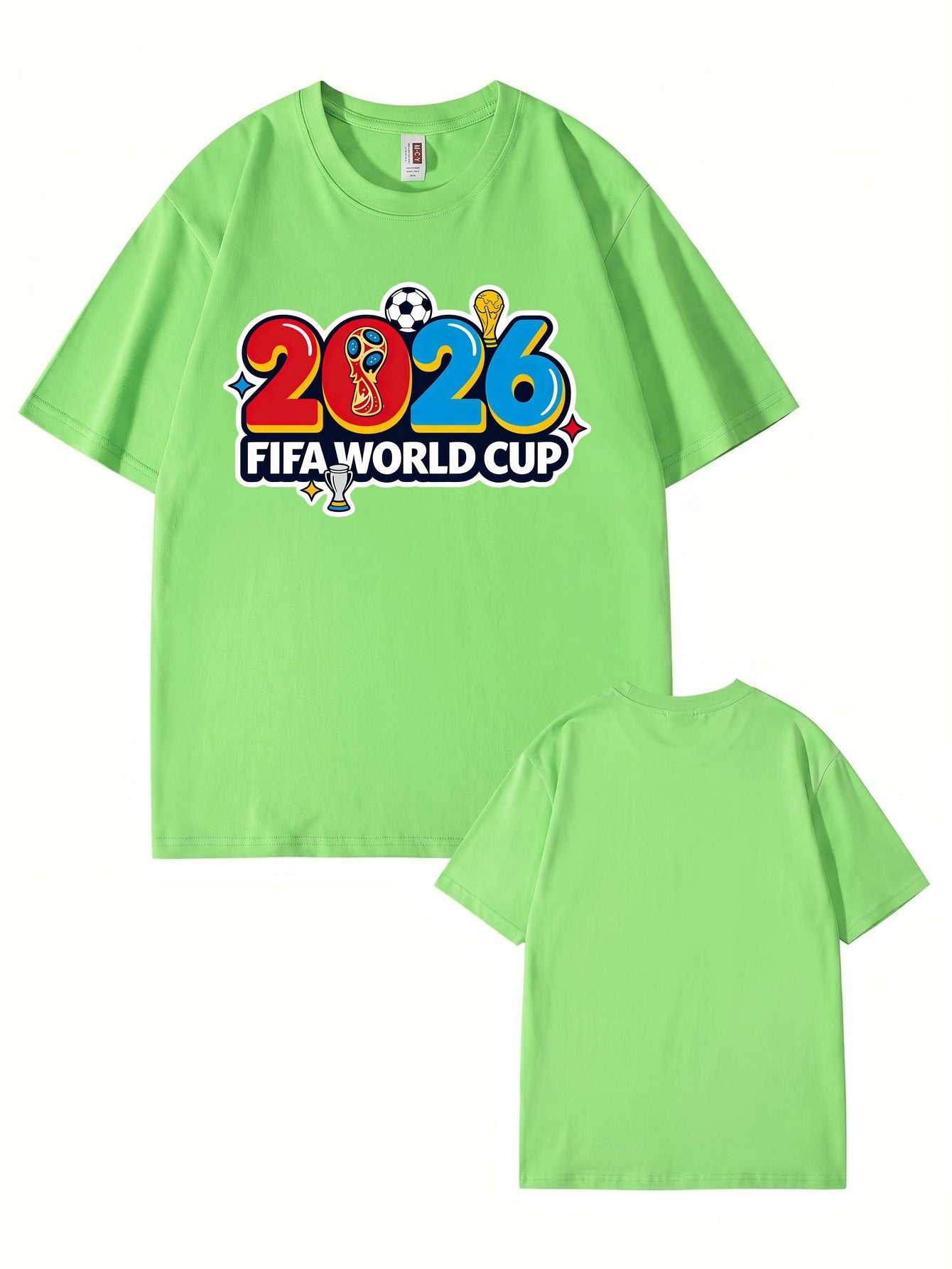 2026 FIFA World Cup Graphic T-Shirt - Premium 200gsm Cotton Tee