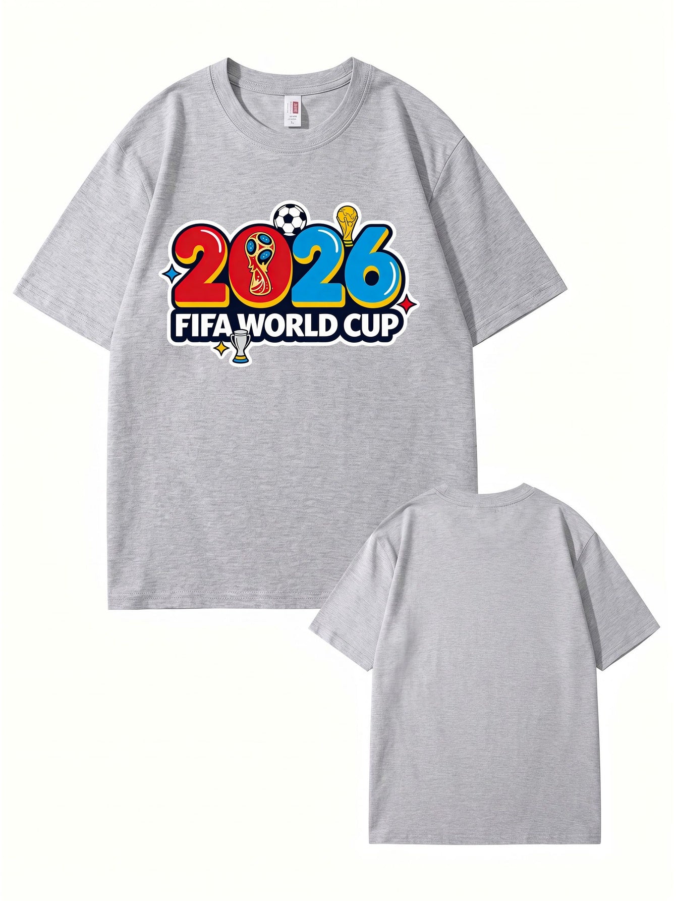2026 FIFA World Cup Graphic T-Shirt - Premium 200gsm Cotton Tee