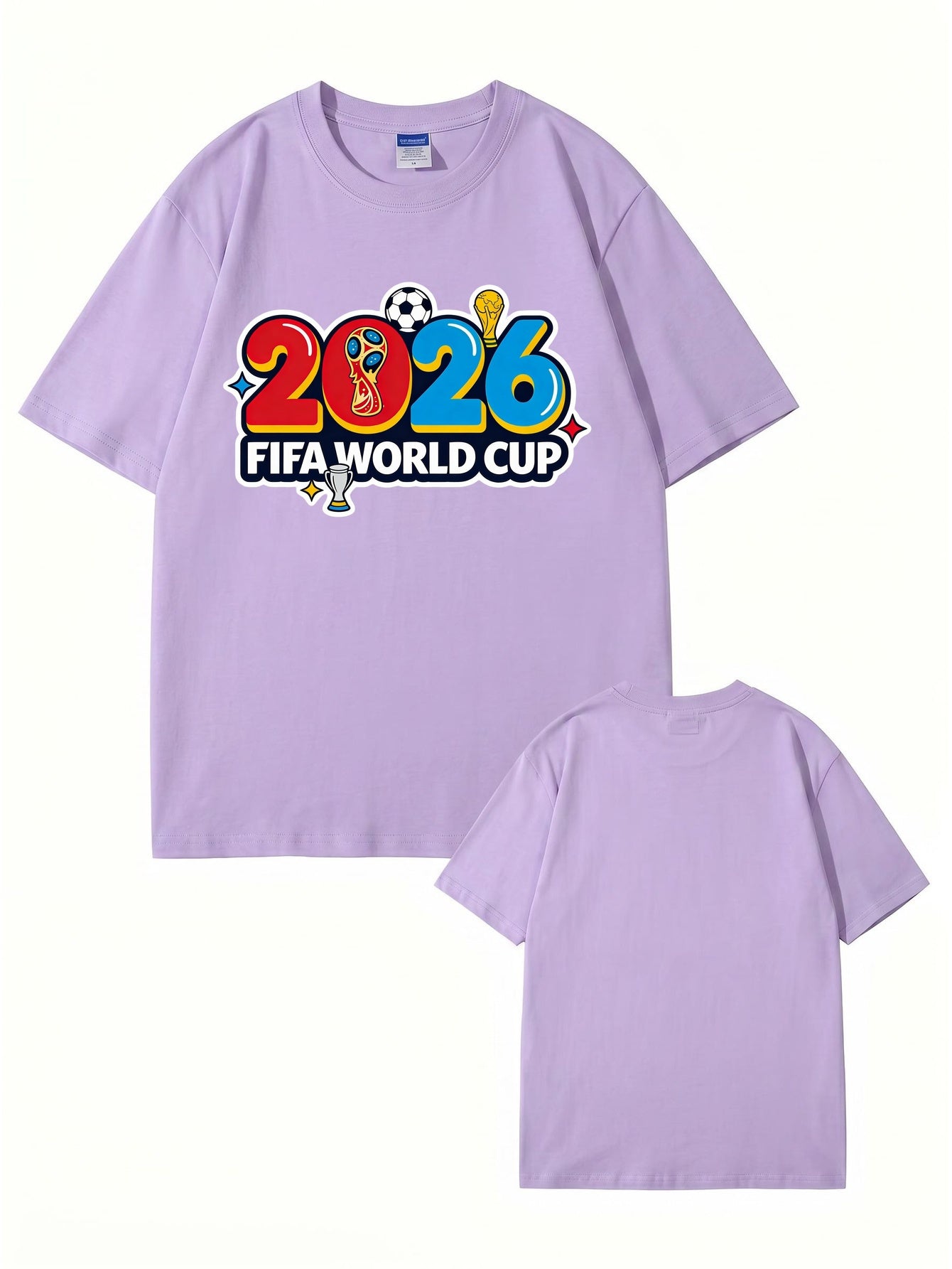 2026 FIFA World Cup Graphic T-Shirt - Premium 200gsm Cotton Tee
