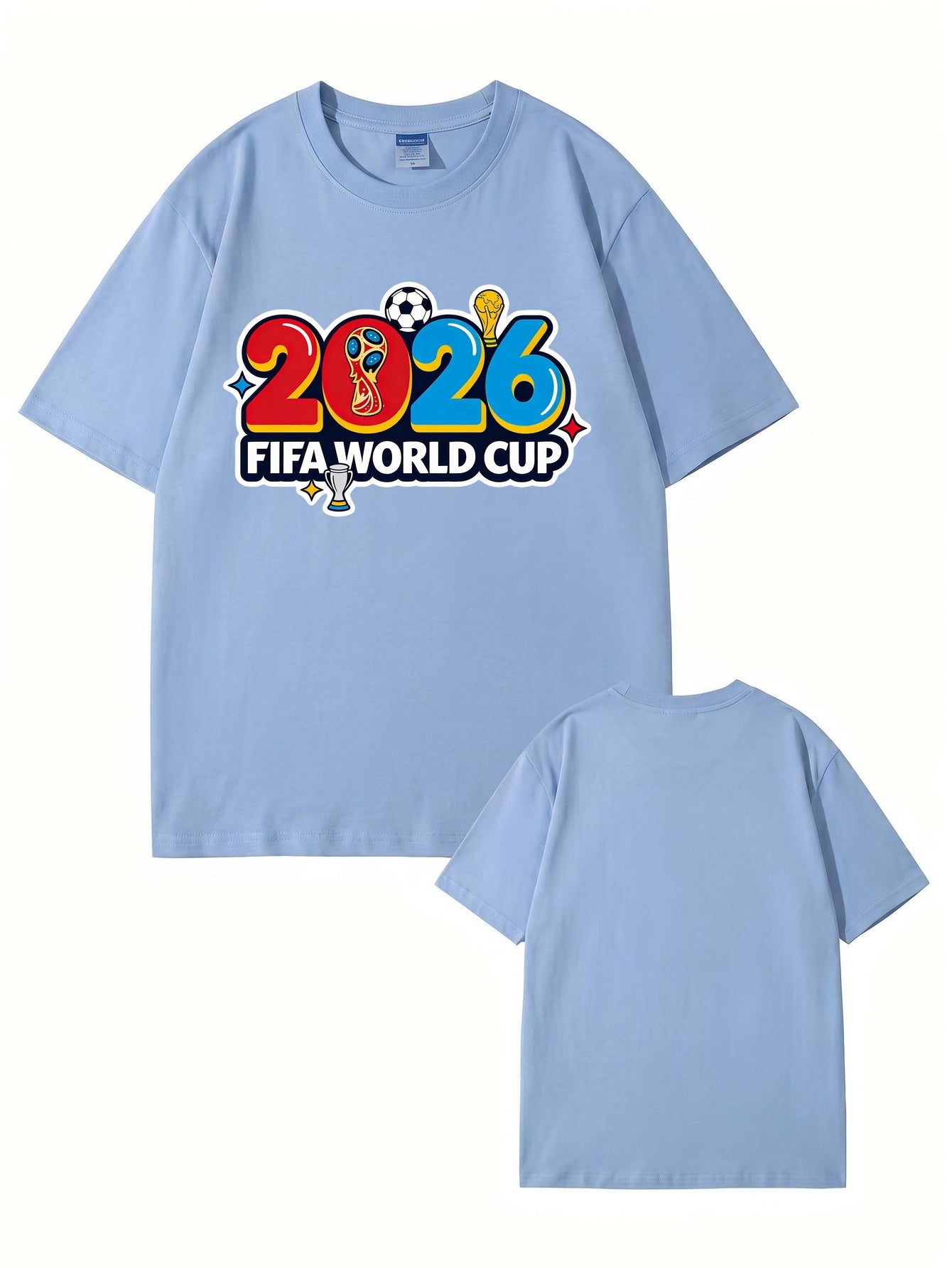 2026 FIFA World Cup Graphic T-Shirt - Premium 200gsm Cotton Tee