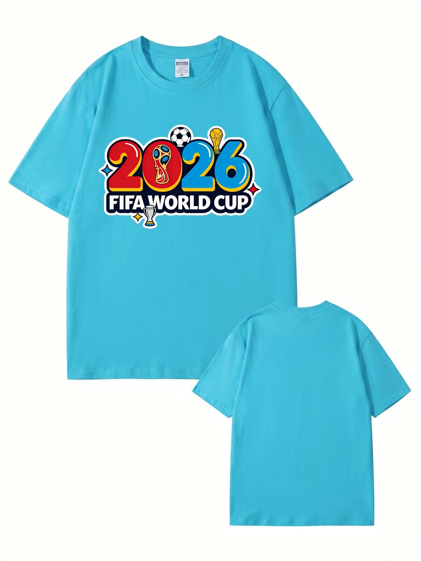 2026 FIFA World Cup Graphic T-Shirt - Premium 200gsm Cotton Tee