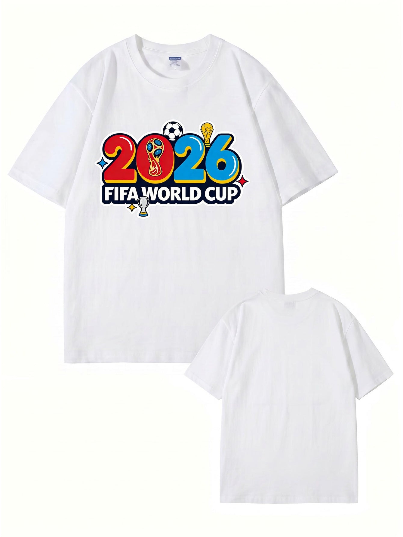 2026 FIFA World Cup Graphic T-Shirt - Premium 200gsm Cotton Tee