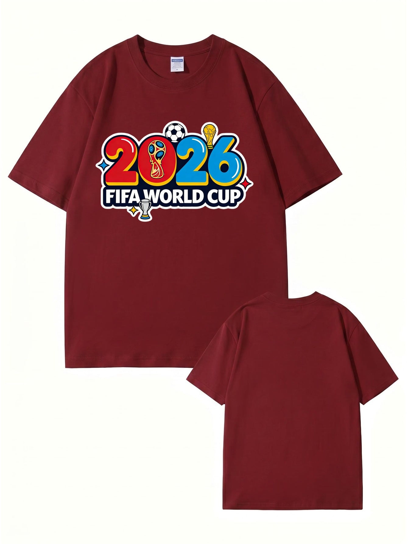 2026 FIFA World Cup Graphic T-Shirt - Premium 200gsm Cotton Tee