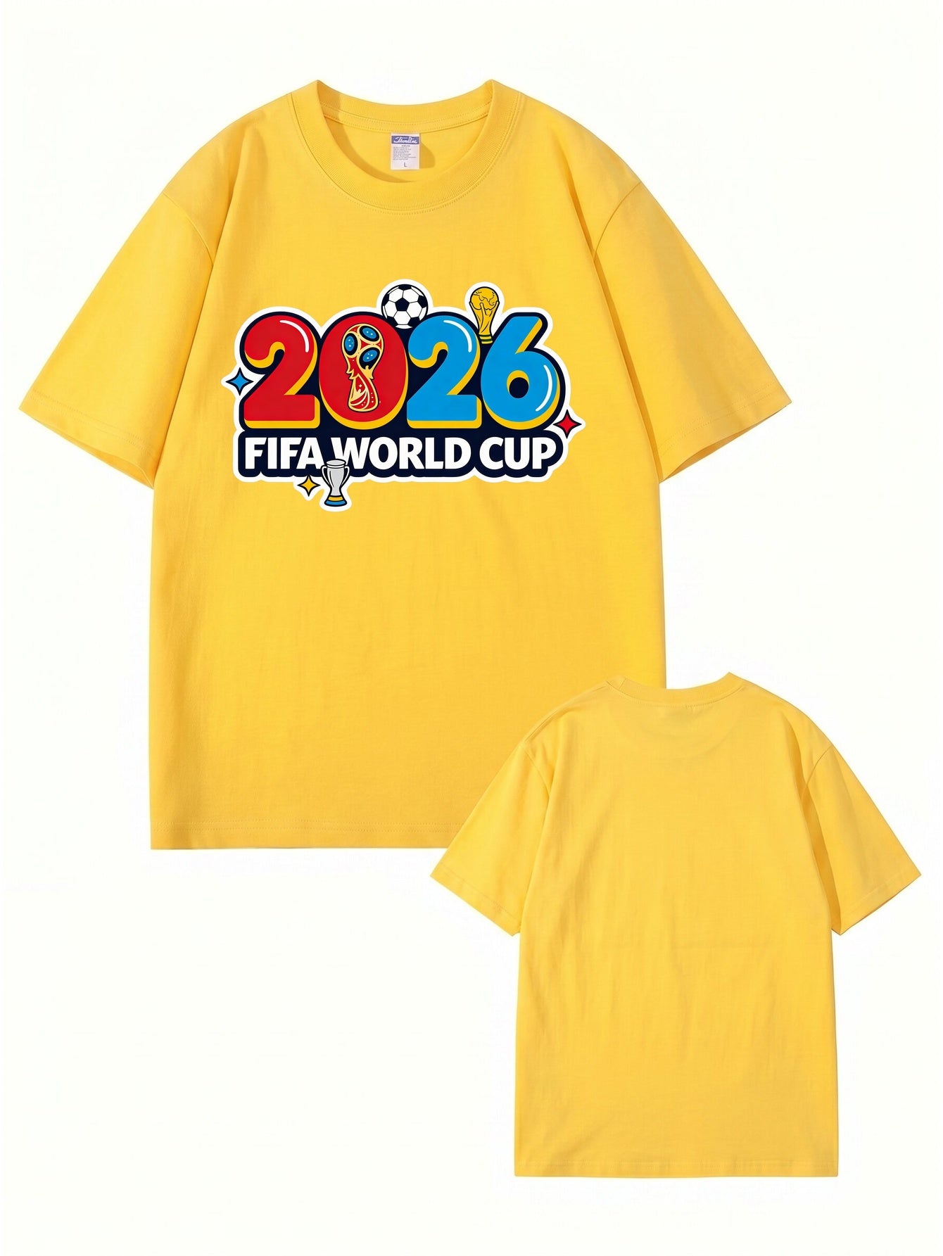 2026 FIFA World Cup Graphic T-Shirt - Premium 200gsm Cotton Tee