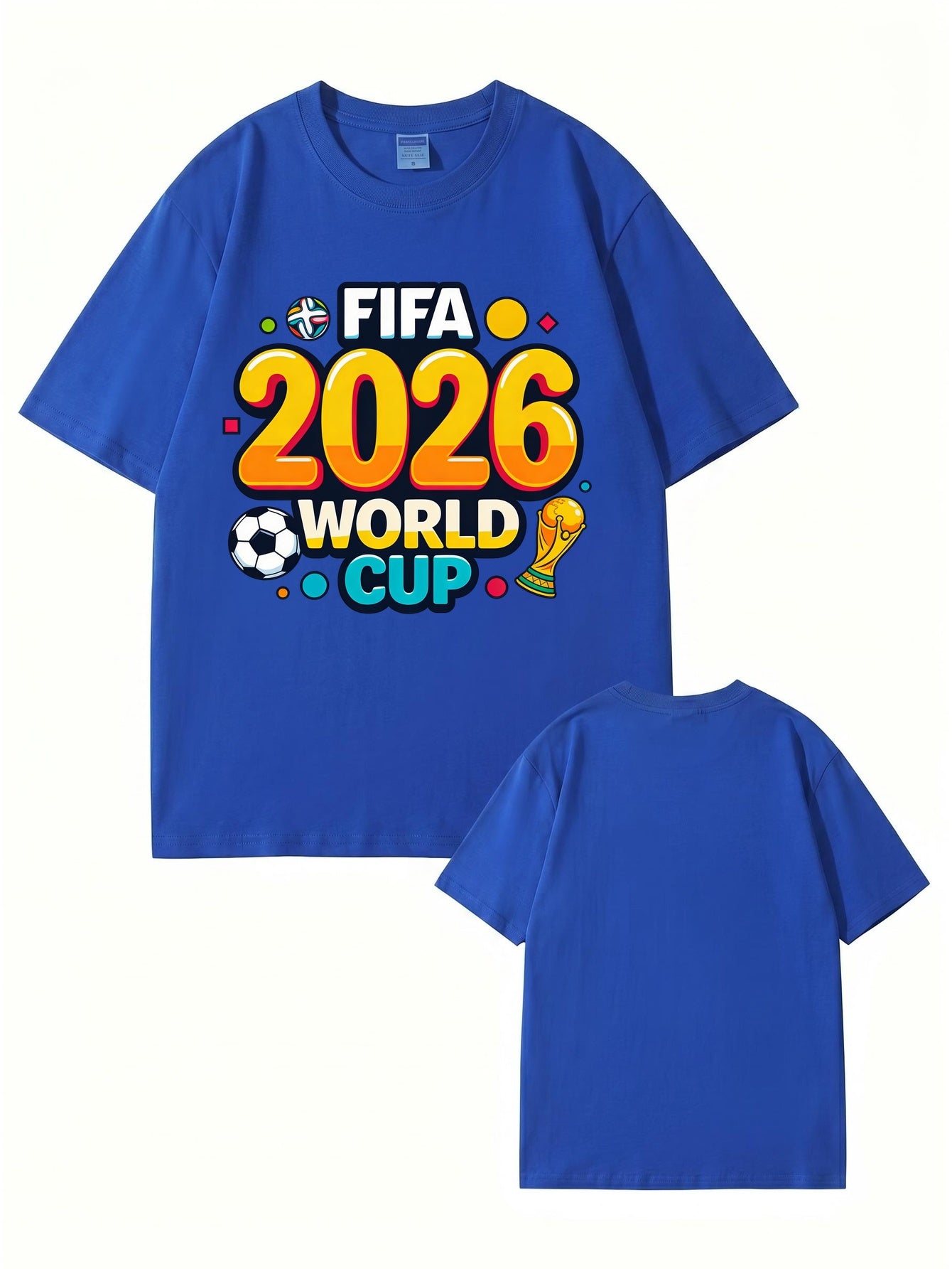 FIFA 2026 World Cup Graphic T-Shirt - Premium Cotton Soccer Fan Apparel