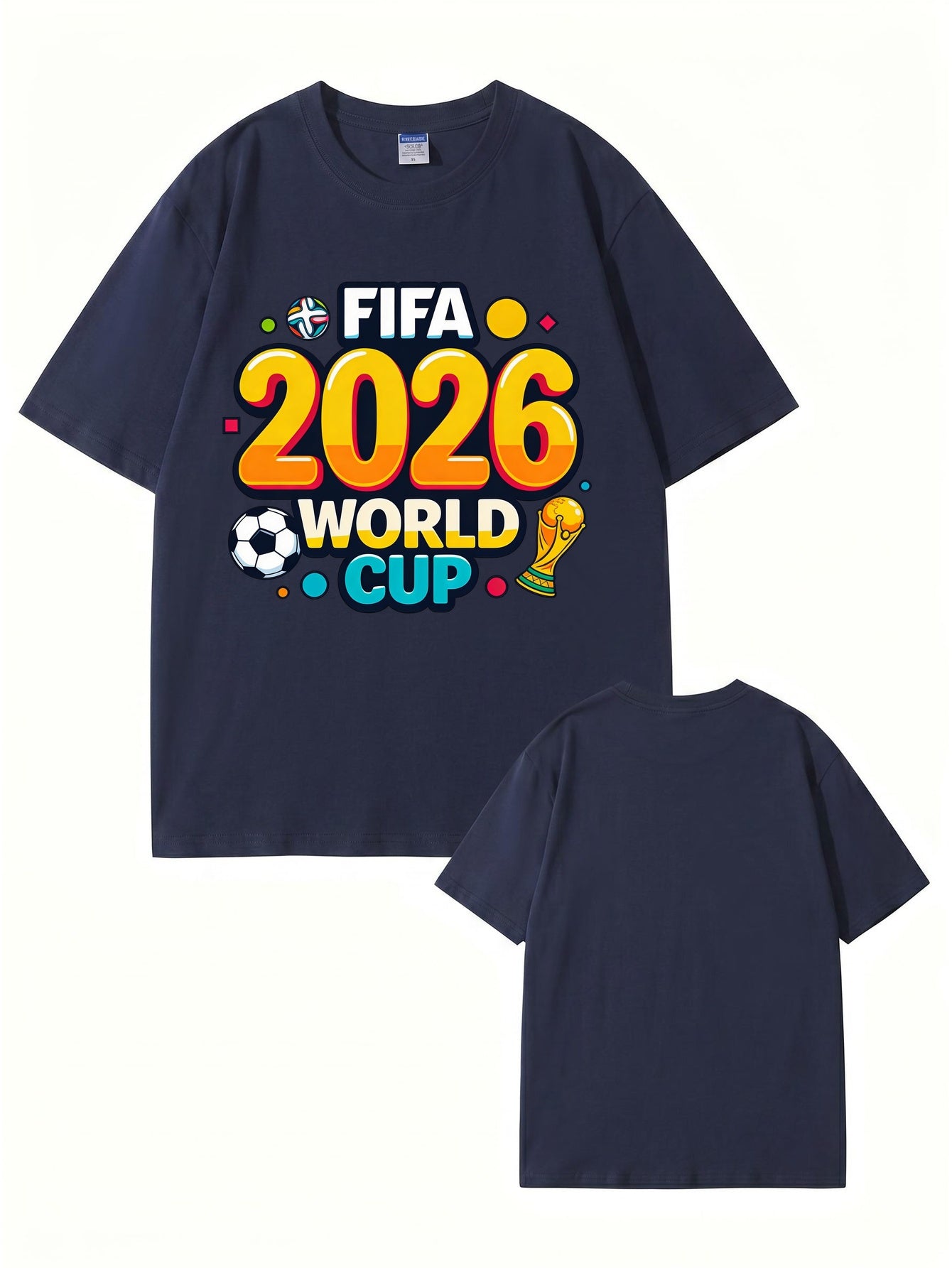 FIFA 2026 World Cup Graphic T-Shirt - Premium Cotton Soccer Fan Apparel