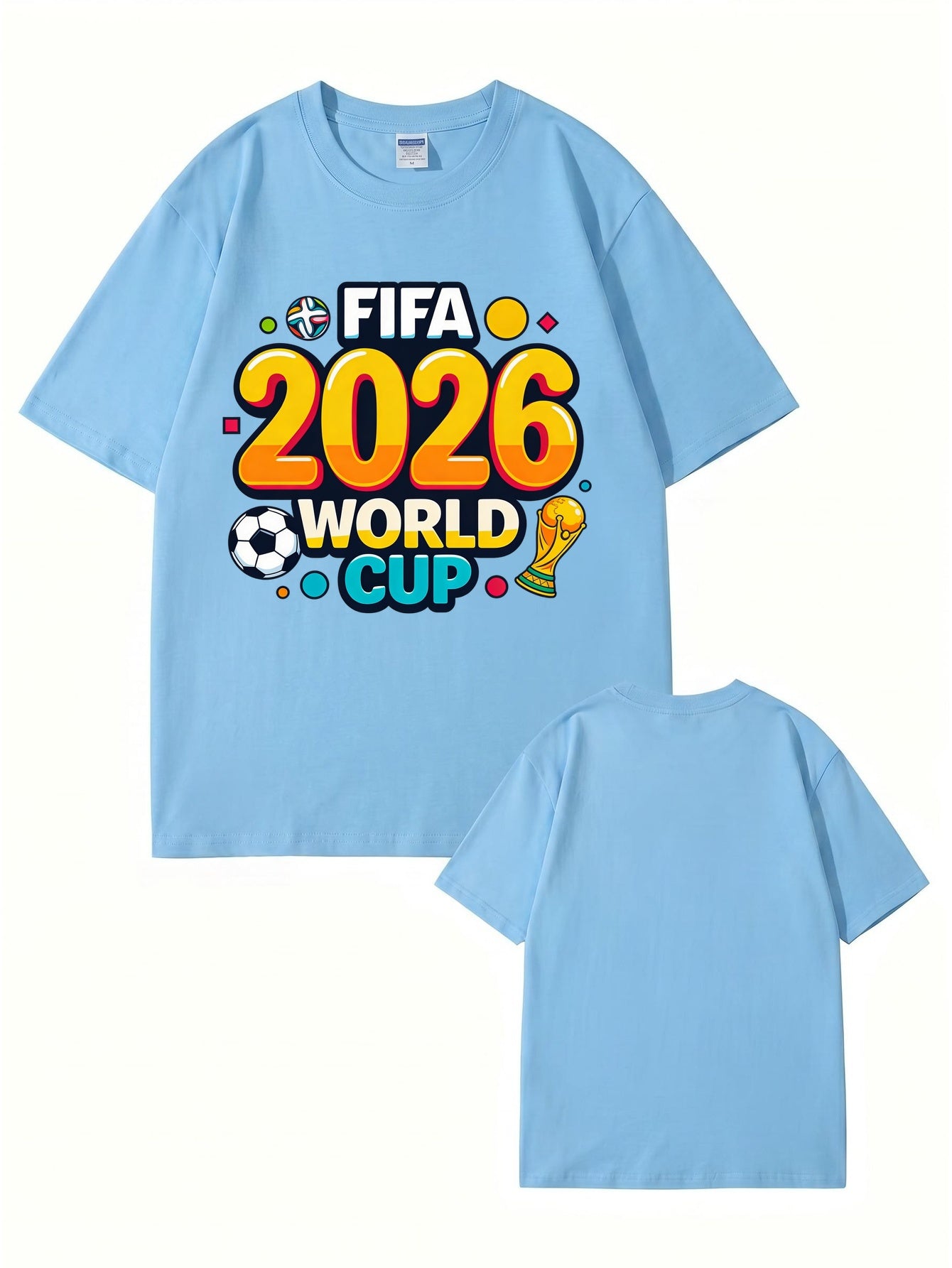FIFA 2026 World Cup Graphic T-Shirt - Premium Cotton Soccer Fan Apparel