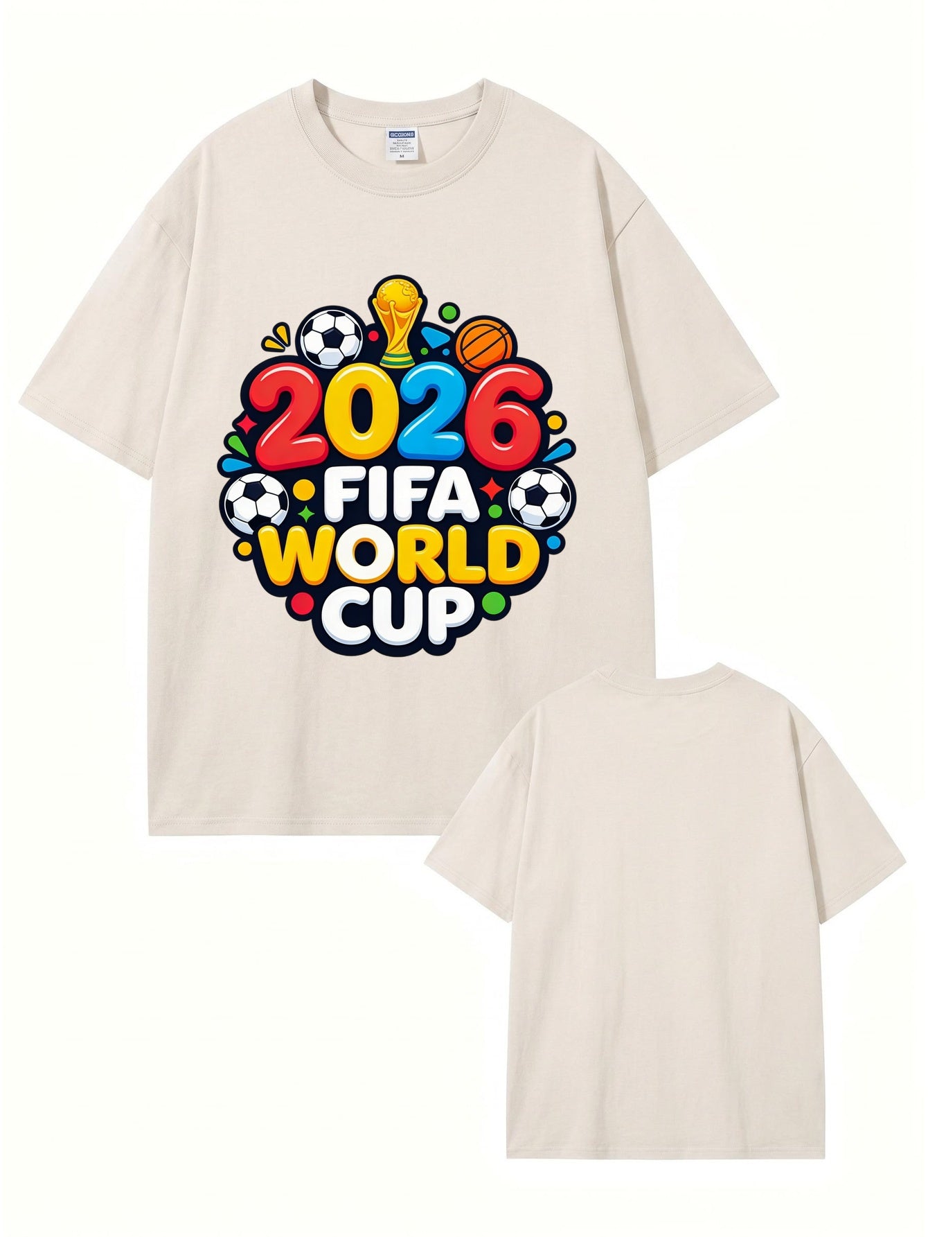 2026 FIFA World Cup Vintage Washed Graphic T-Shirt