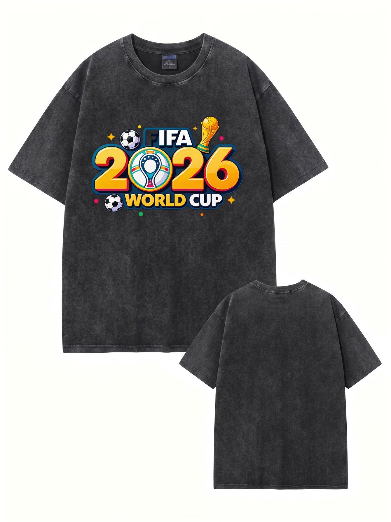 FIFA World Cup 2026 Vintage Wash Graphic T-Shirt