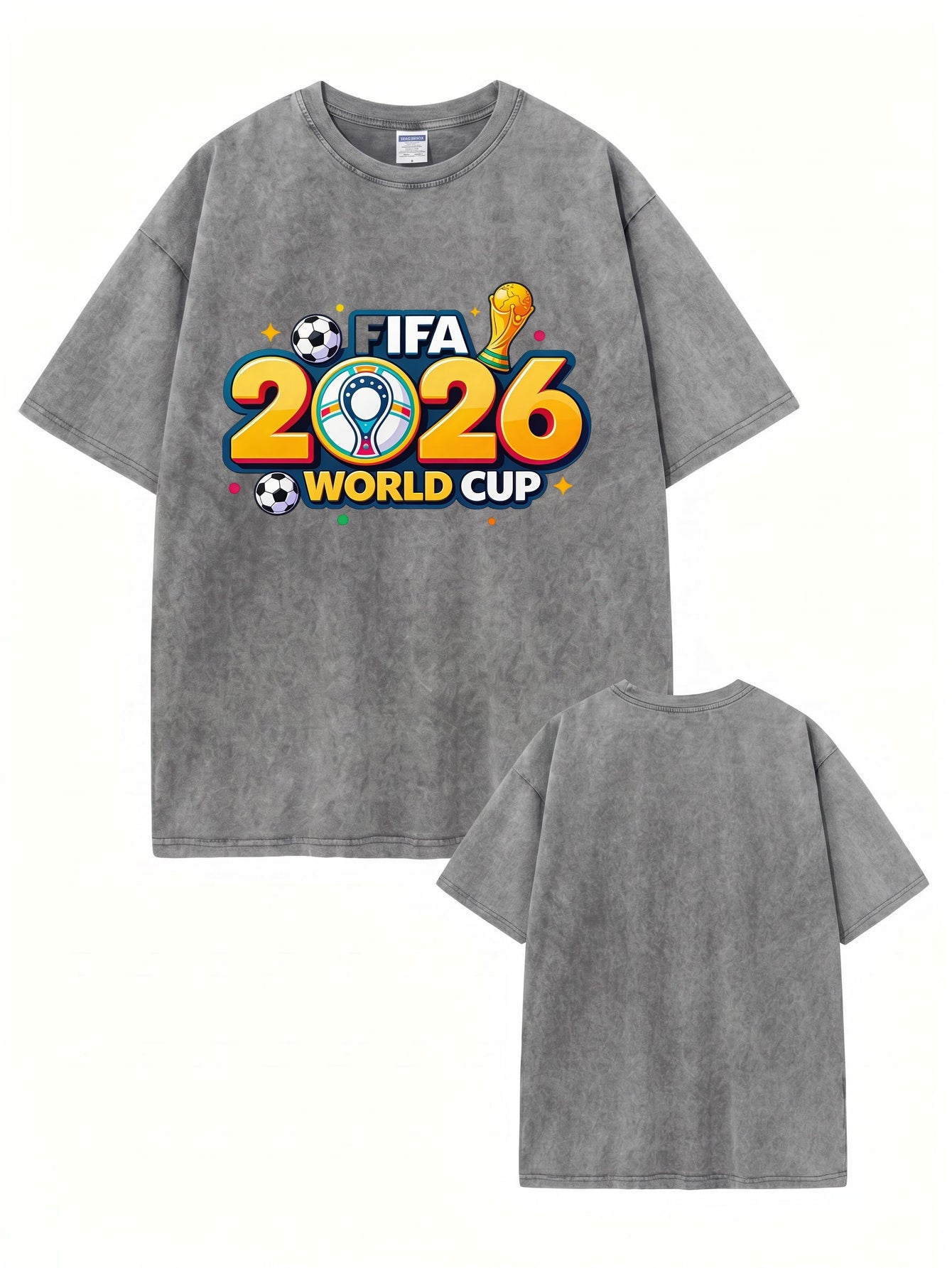FIFA World Cup 2026 Vintage Wash Graphic T-Shirt