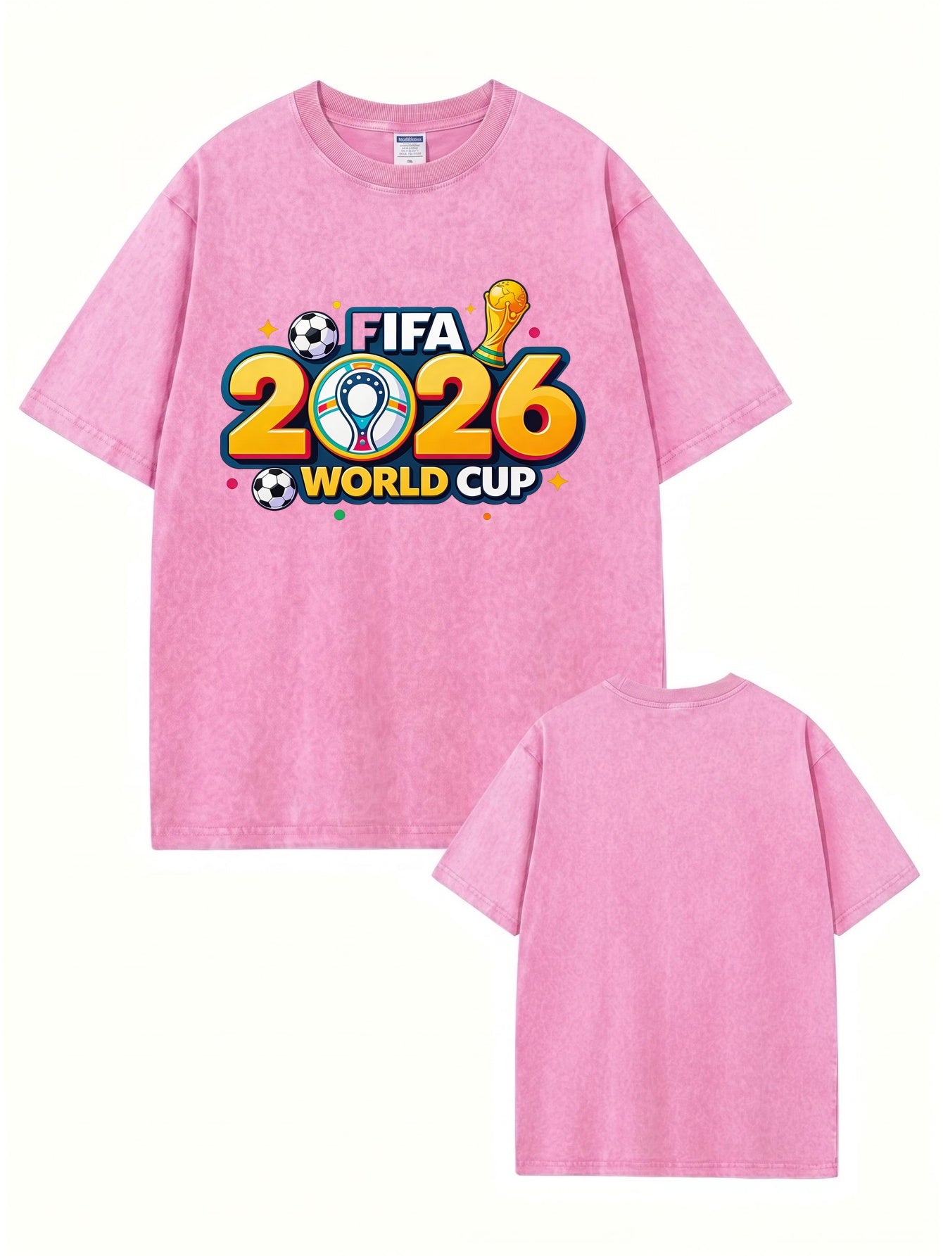 FIFA World Cup 2026 Vintage Wash Graphic T-Shirt