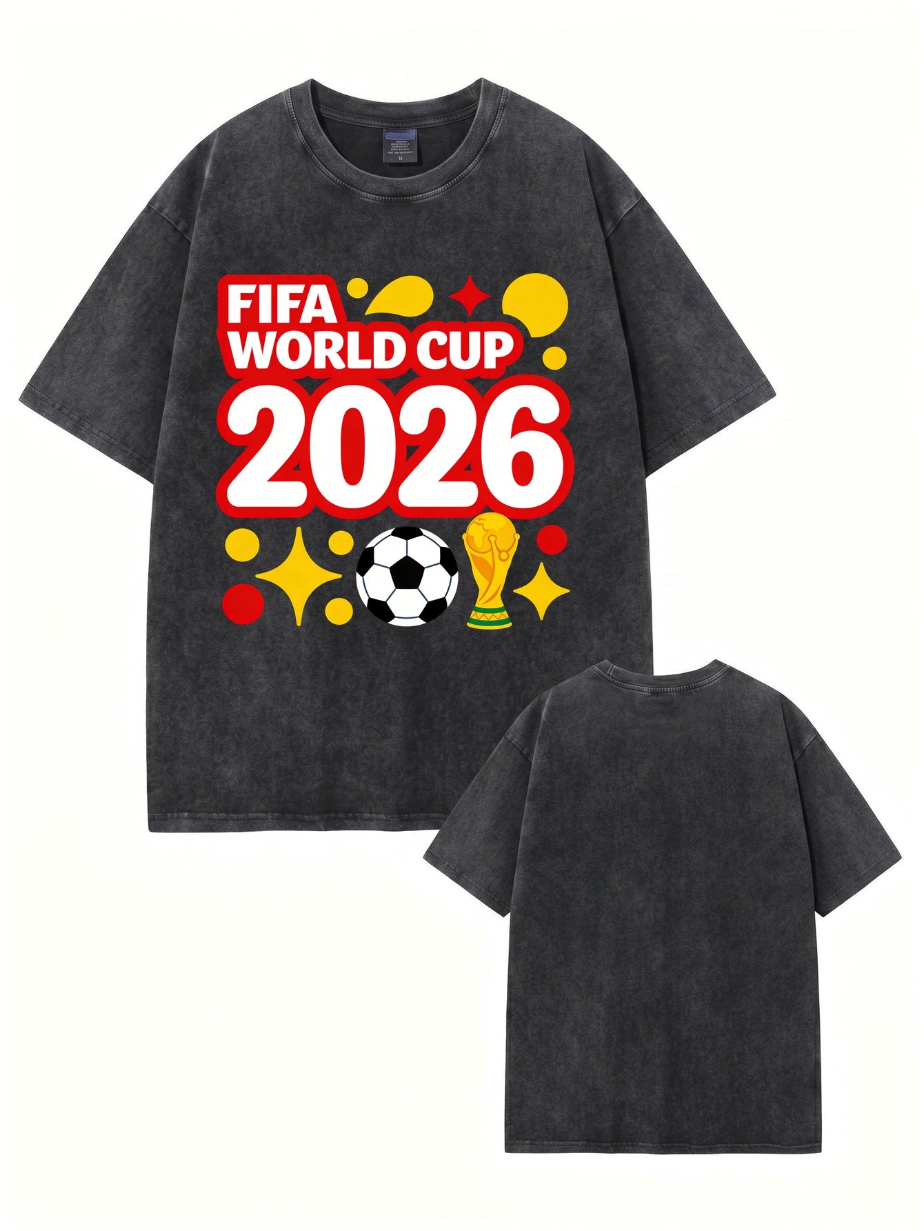 FIFA World Cup 2026 Vintage Washed Graphic T-Shirt