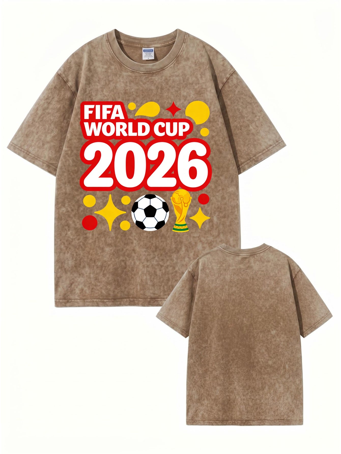 FIFA World Cup 2026 Vintage Washed Graphic T-Shirt