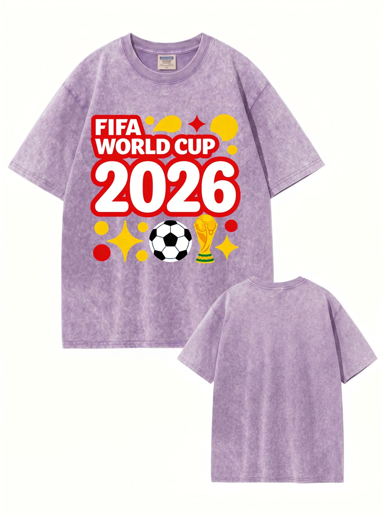FIFA World Cup 2026 Vintage Washed Graphic T-Shirt