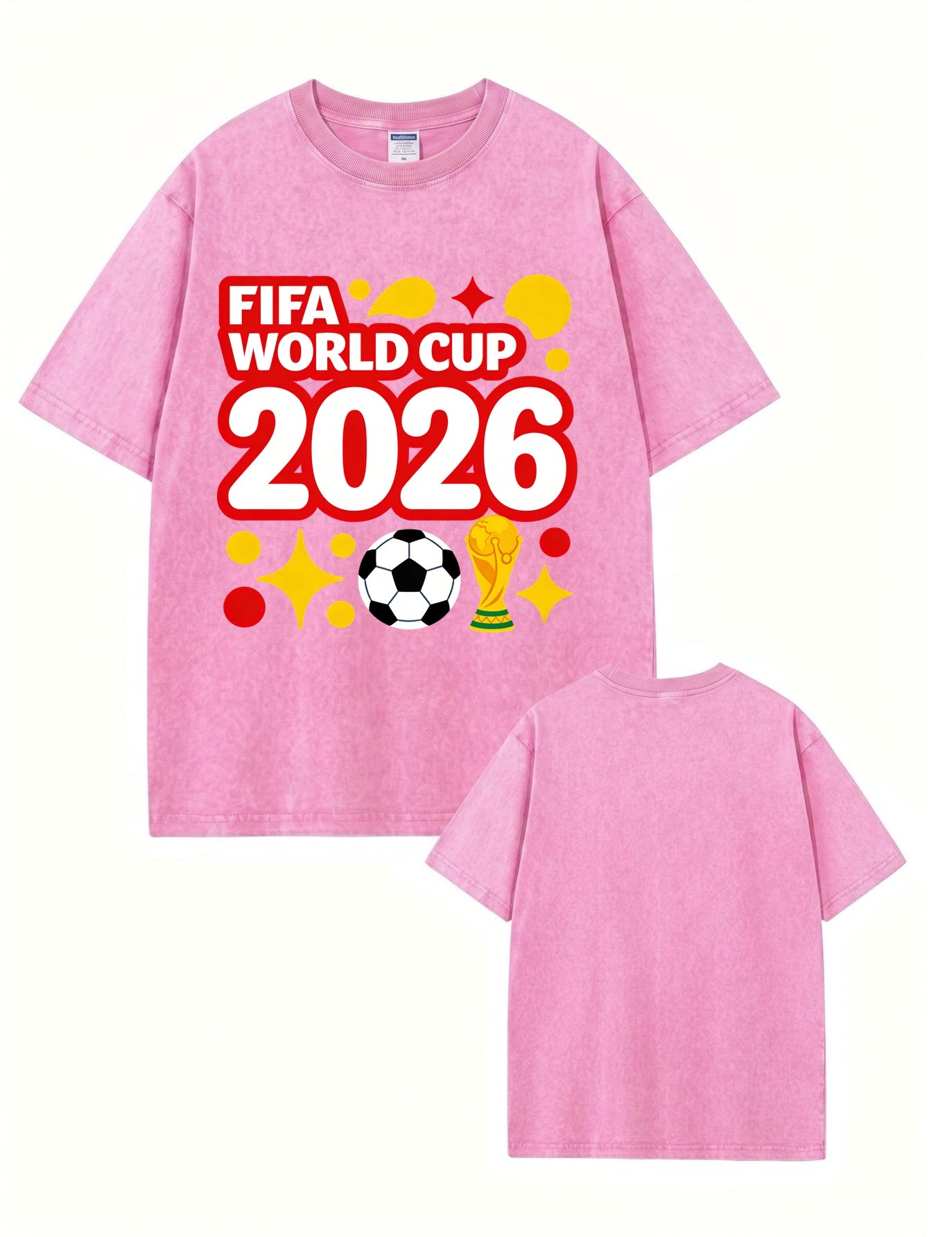 FIFA World Cup 2026 Vintage Washed Graphic T-Shirt