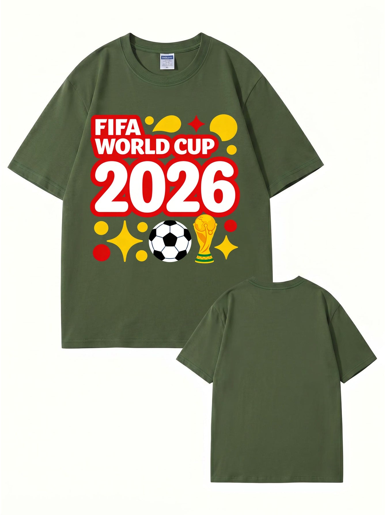 FIFA World Cup 2026 Graphic Print T-Shirt - Premium 200gsm Cotton Tee