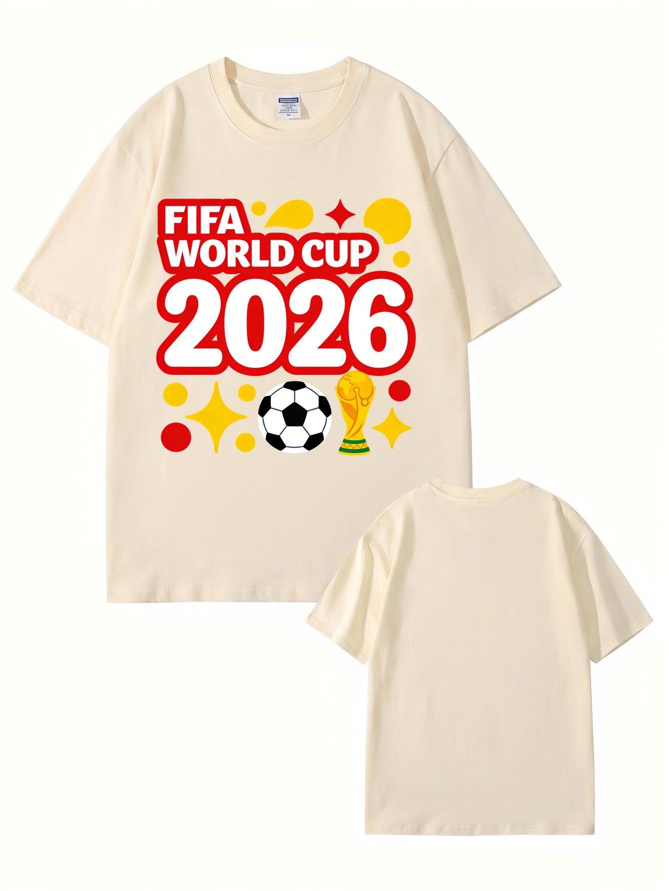 FIFA World Cup 2026 Graphic Print T-Shirt - Premium 200gsm Cotton Tee