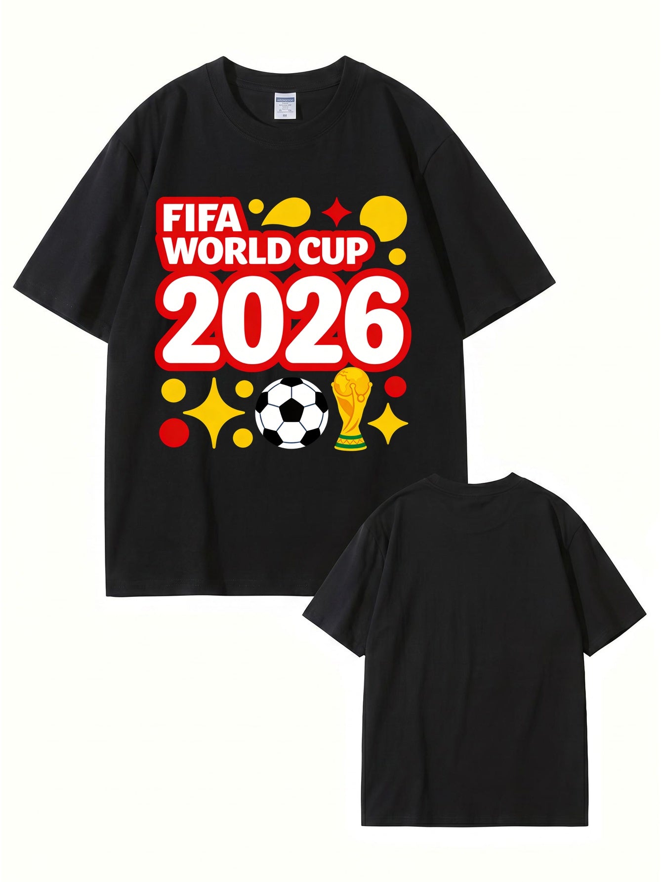 FIFA World Cup 2026 Graphic Print T-Shirt - Premium 200gsm Cotton Tee