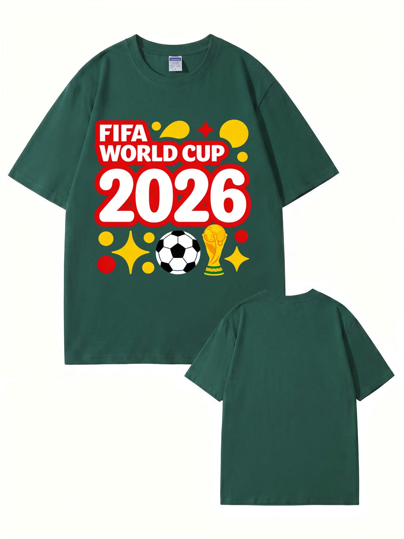 FIFA World Cup 2026 Graphic Print T-Shirt - Premium 200gsm Cotton Tee